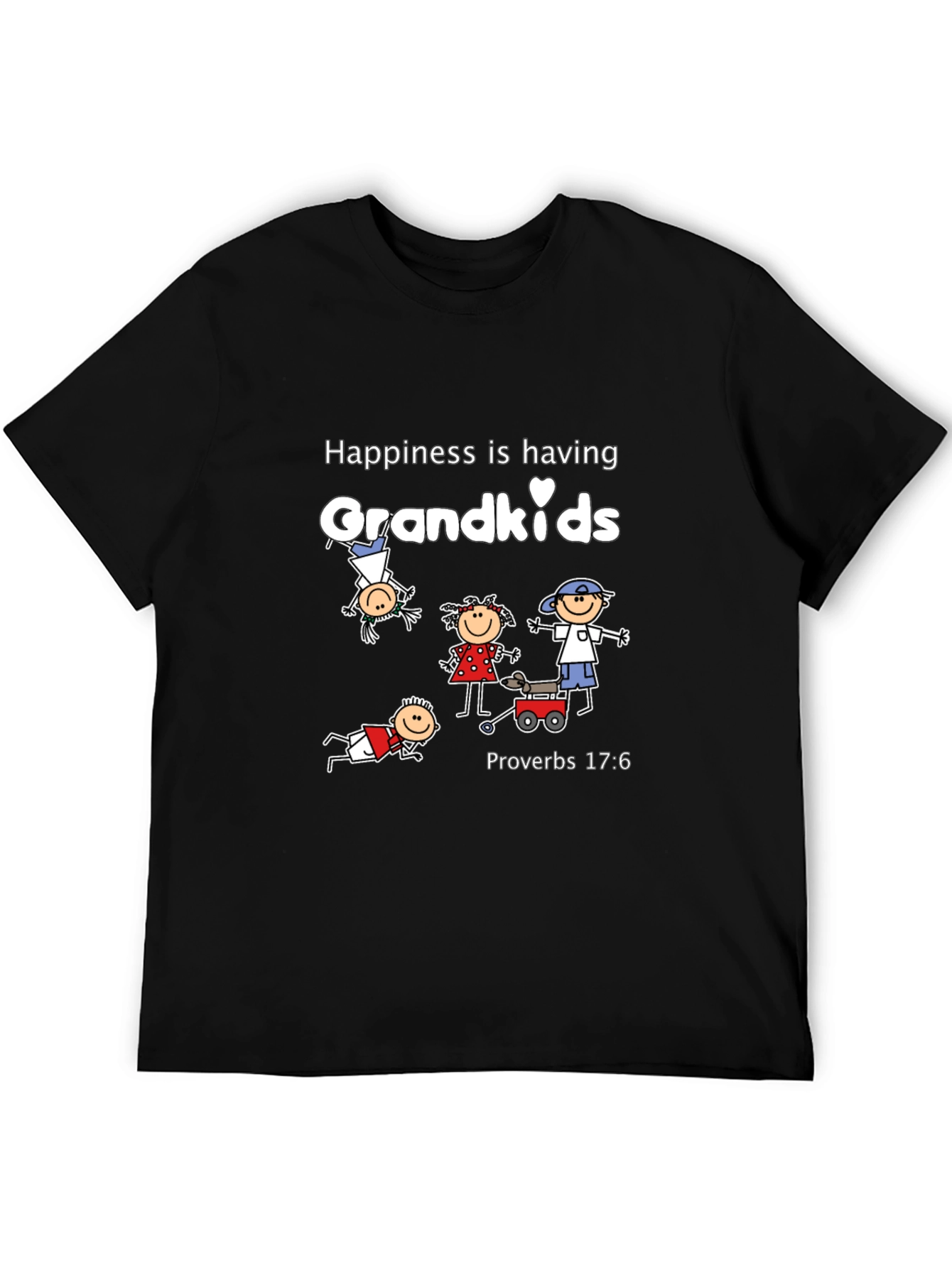 Grandkids Happiness Graphic T-Shirt