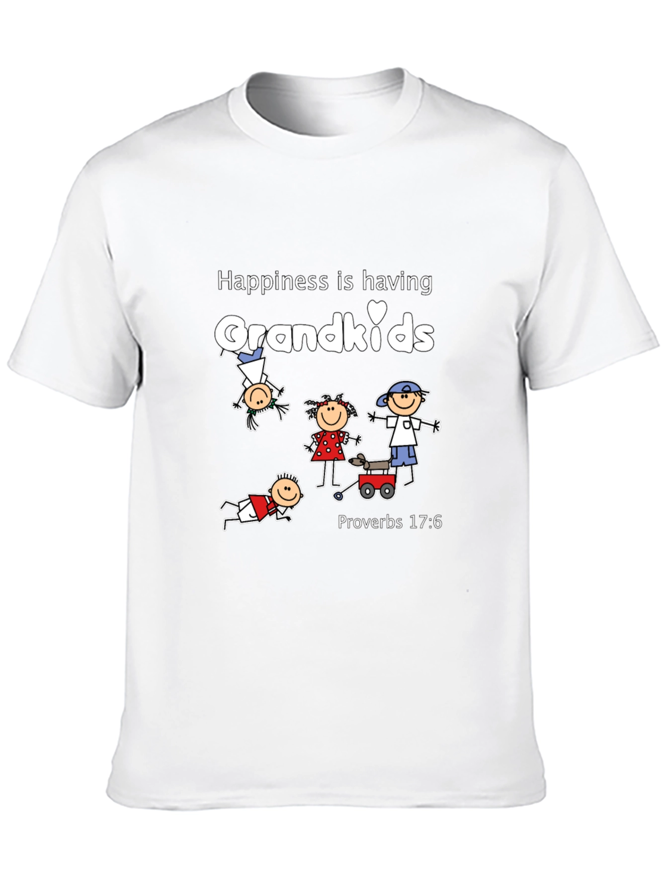 Grandkids Happiness Graphic T-Shirt
