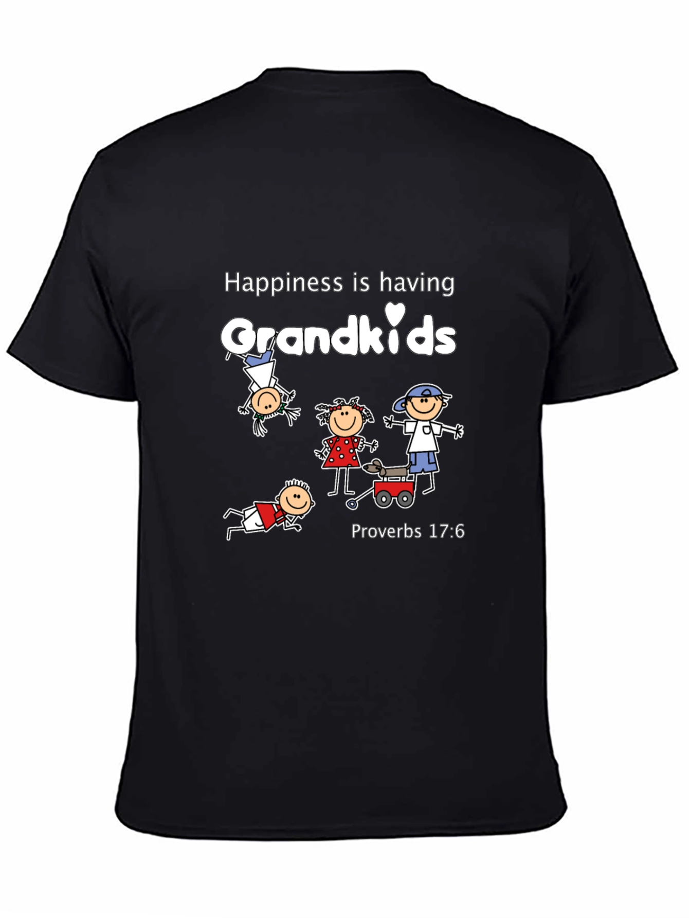 Grandkids Happiness Graphic T-Shirt