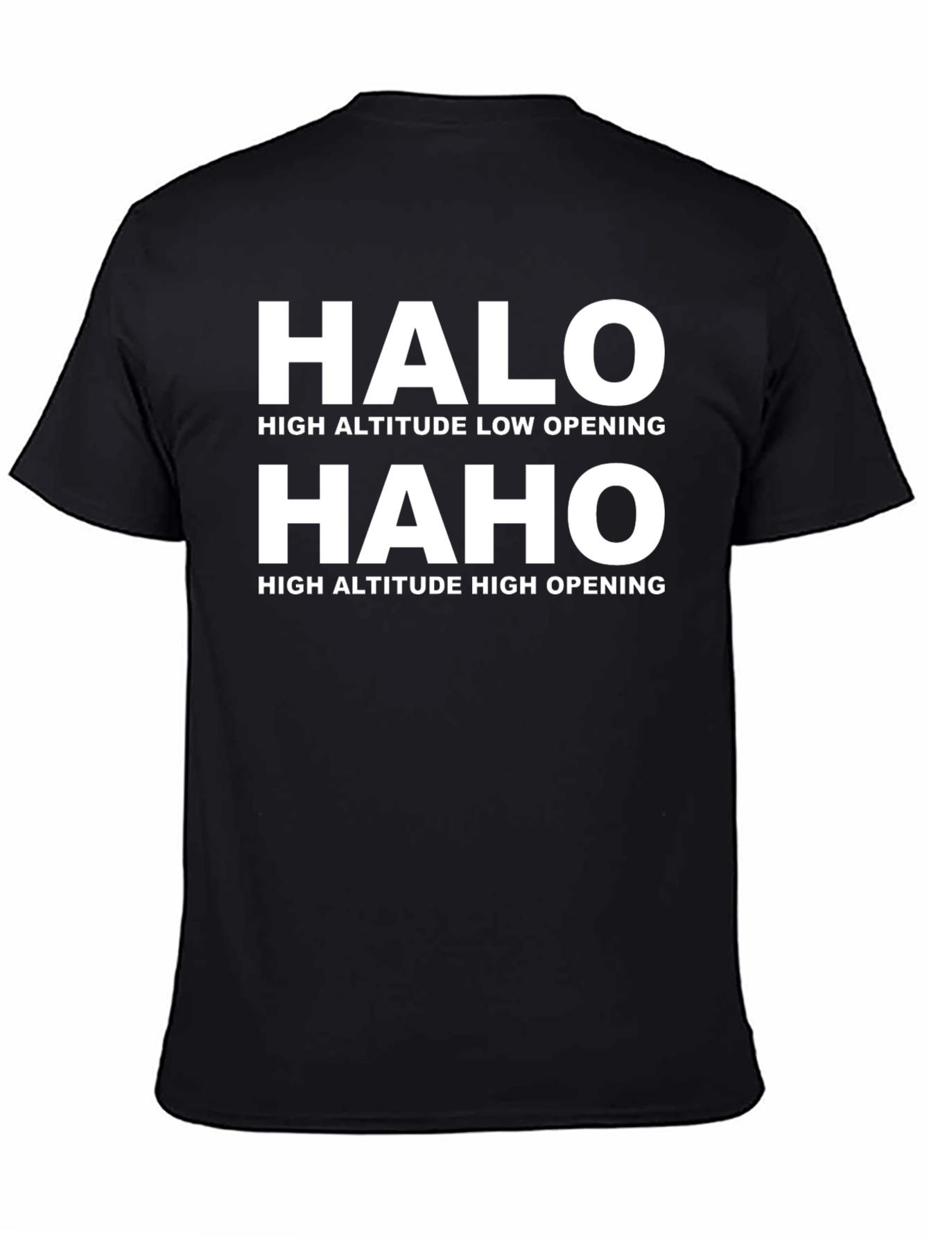 HALO HAHO Jumps Black Graphic T-Shirt
