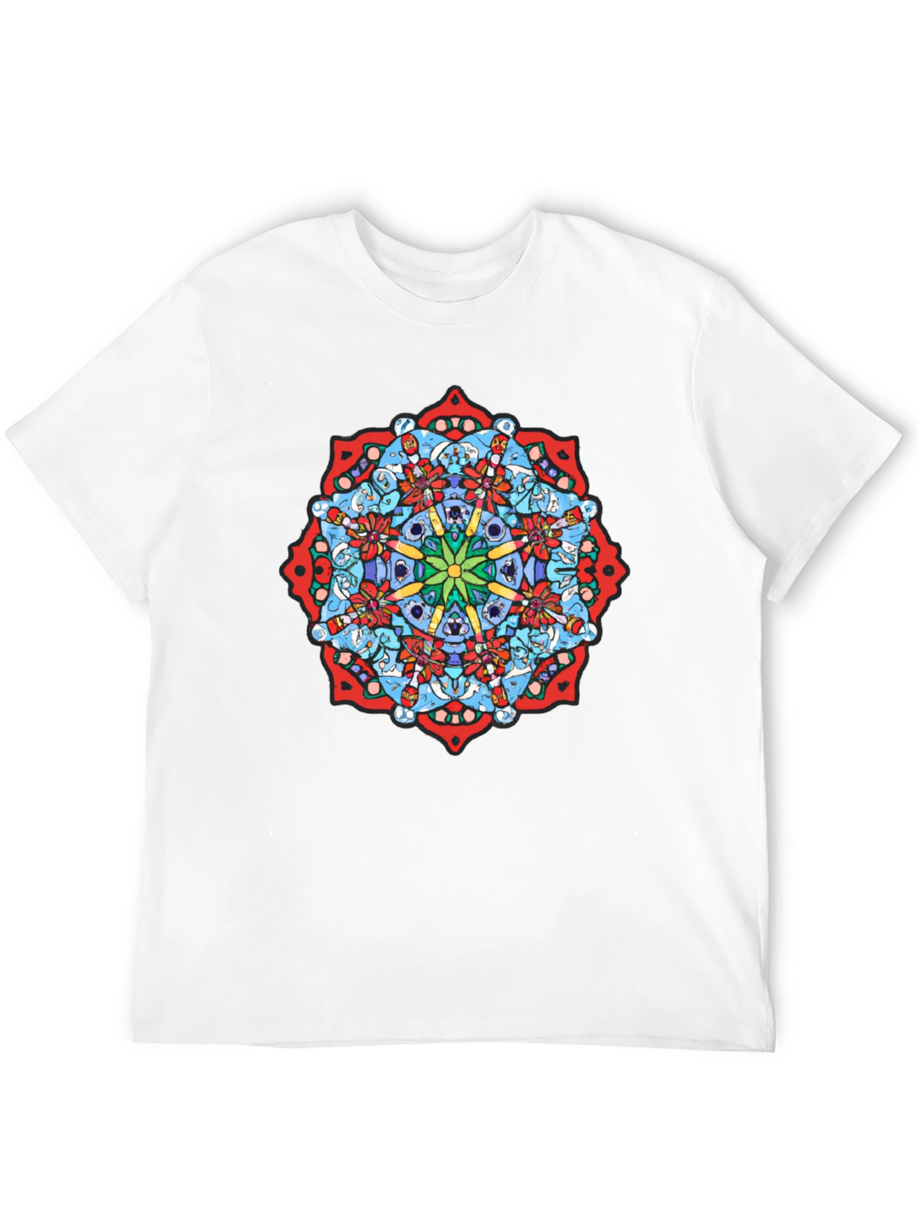 Mandala Graphic Black T-Shirt - Unique Design