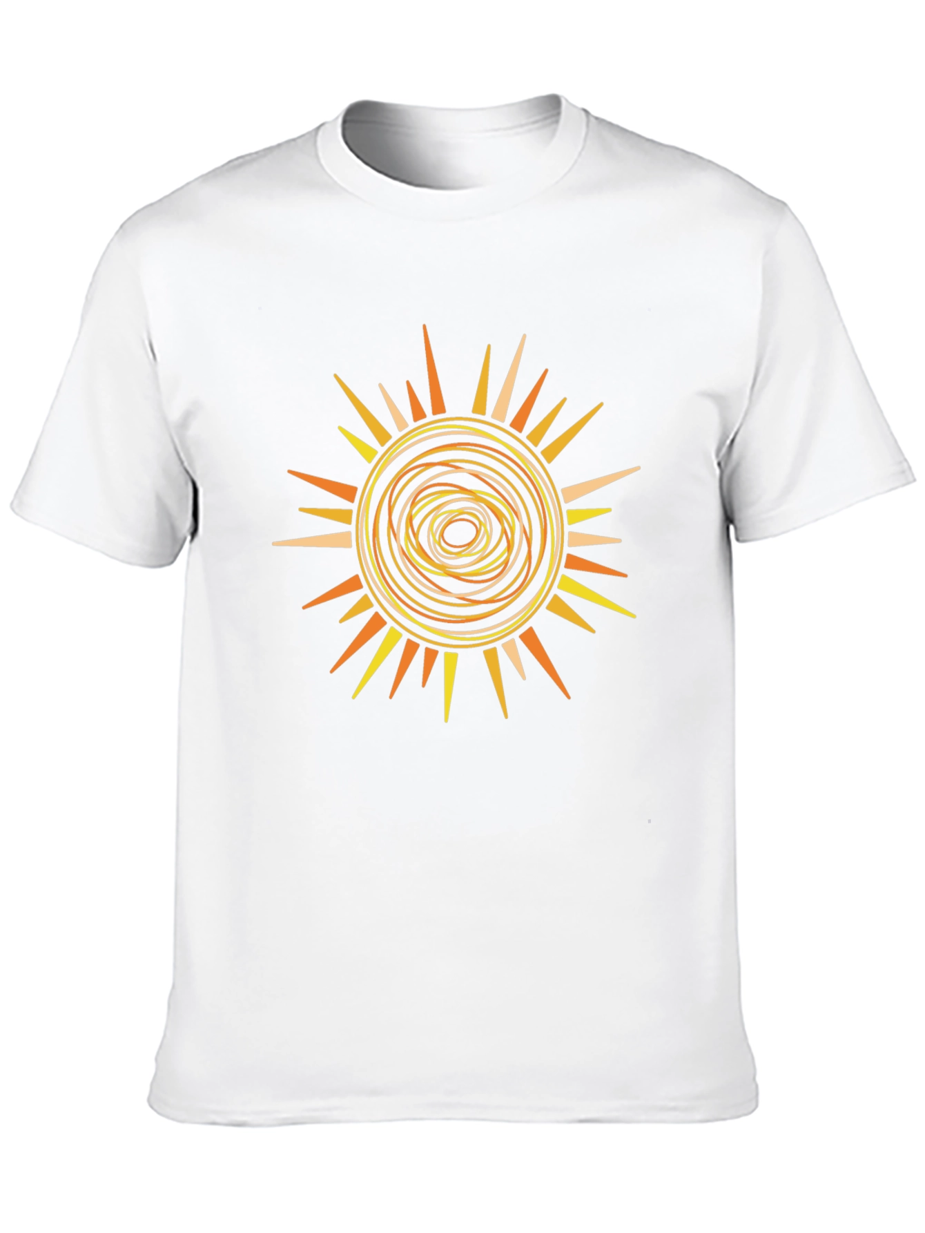 Sunburst Graphic Tee - Abstract Design
