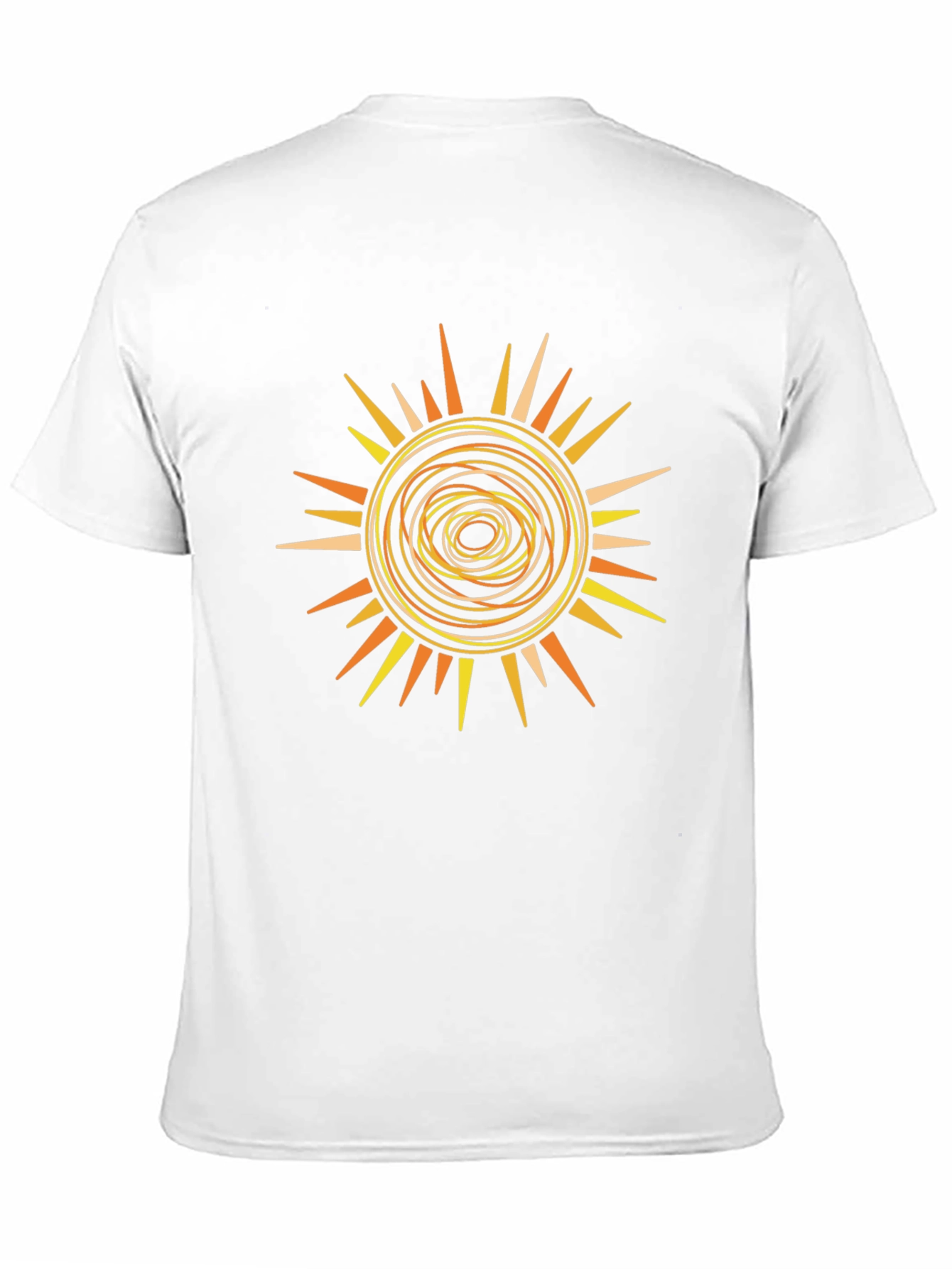 Sunburst Graphic Tee - Abstract Design