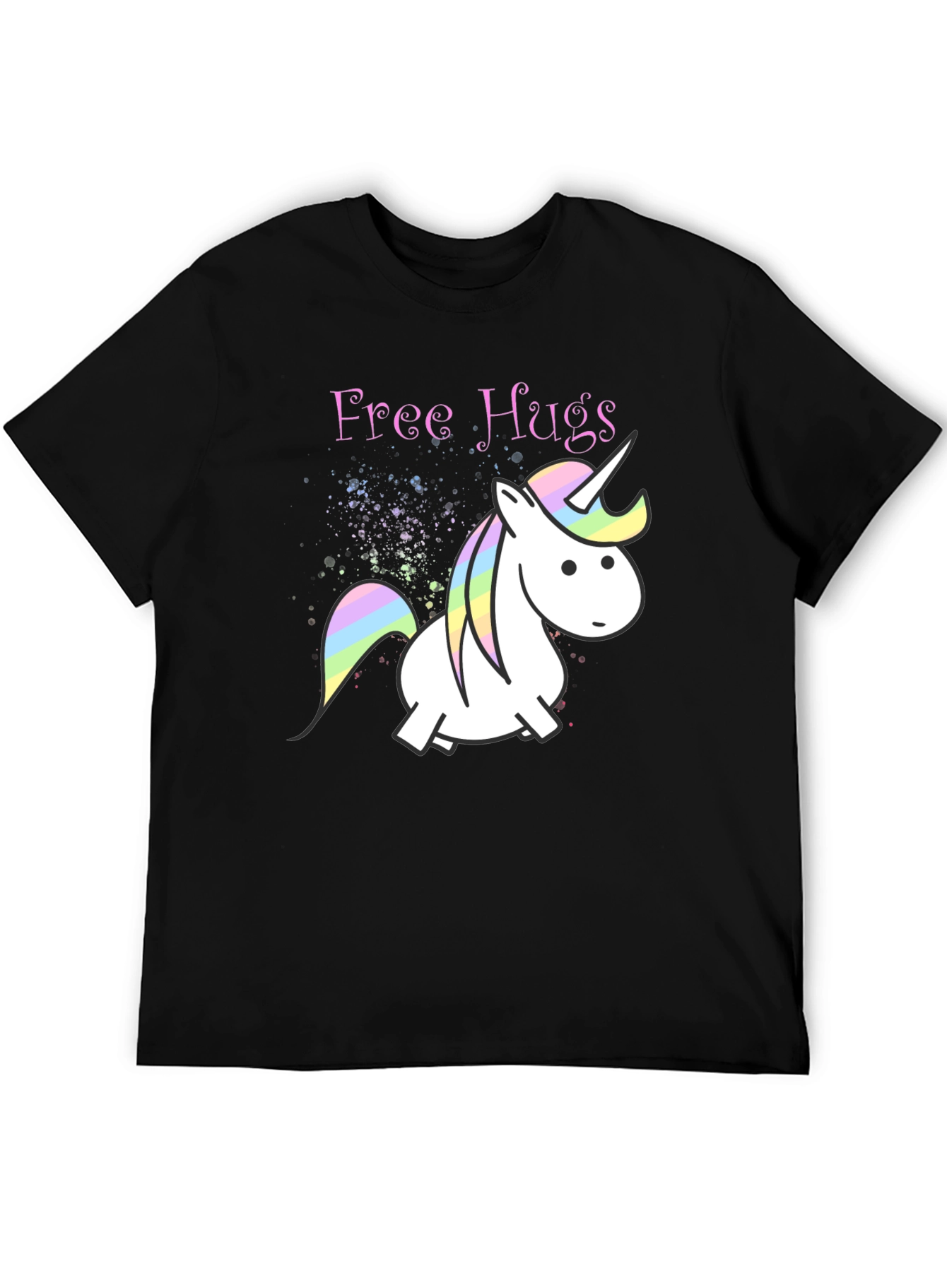 Unicorn Free Hugs Graphic T-Shirt