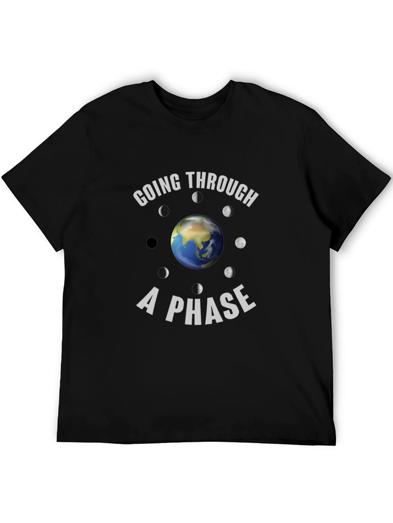 Going Through A Phase Black T-Shirt