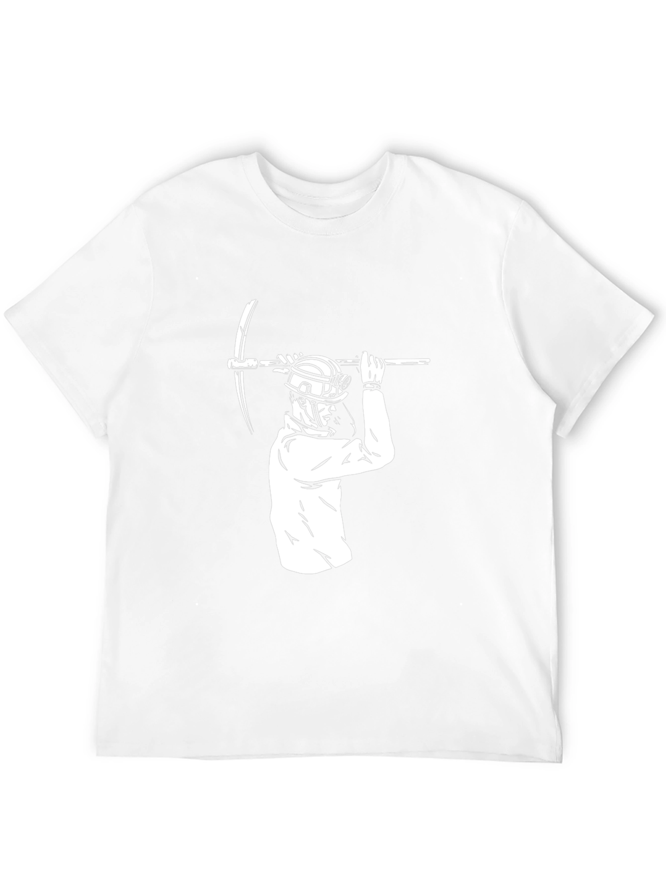 Miner Graphic Tee - Black Cotton T-Shirt