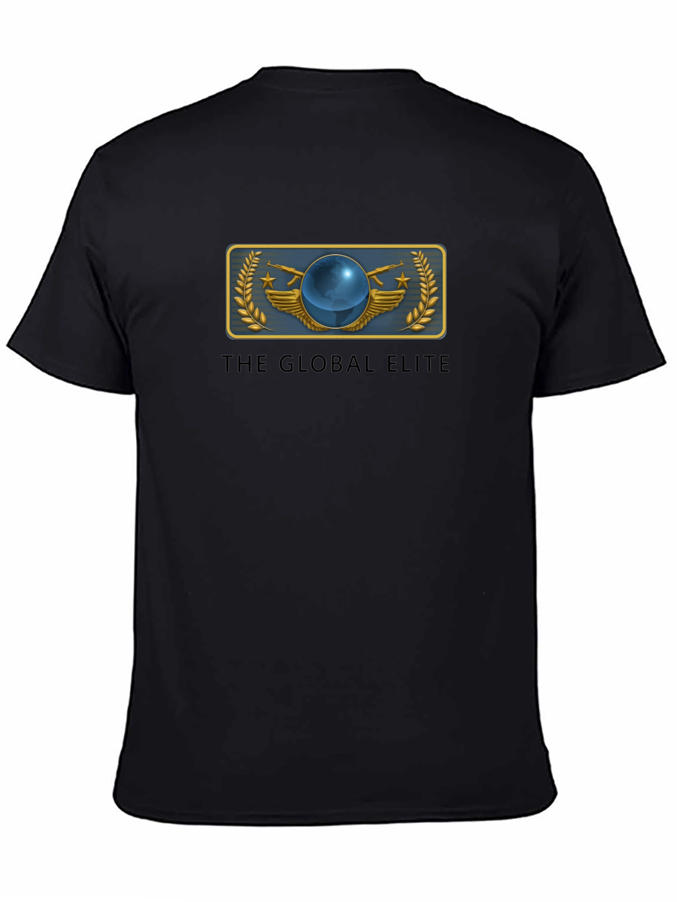 Global Elite Graphic T-Shirt - Black Cotton Tee