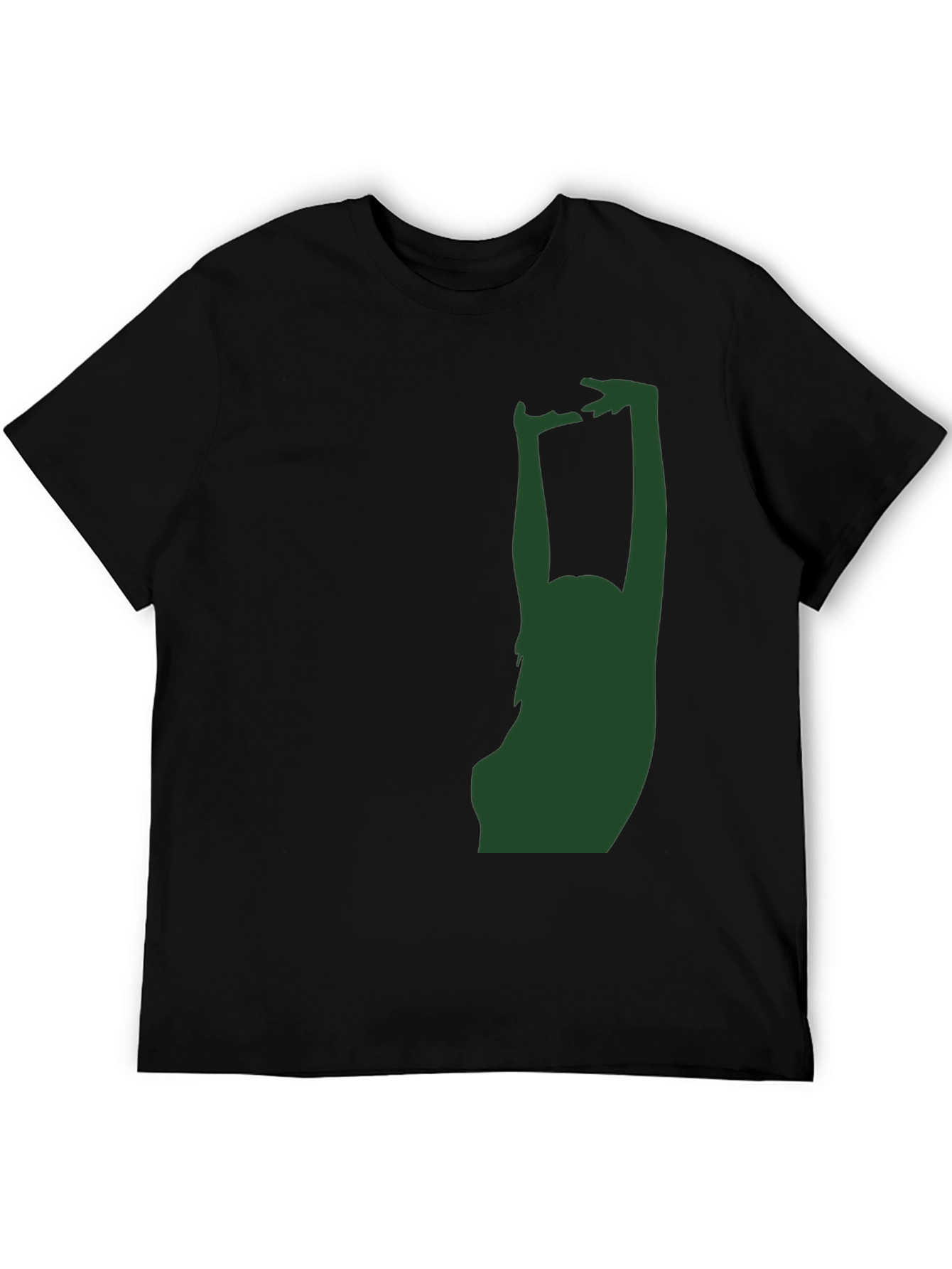 Silhouette Graphic Tee - Black Cotton Blend