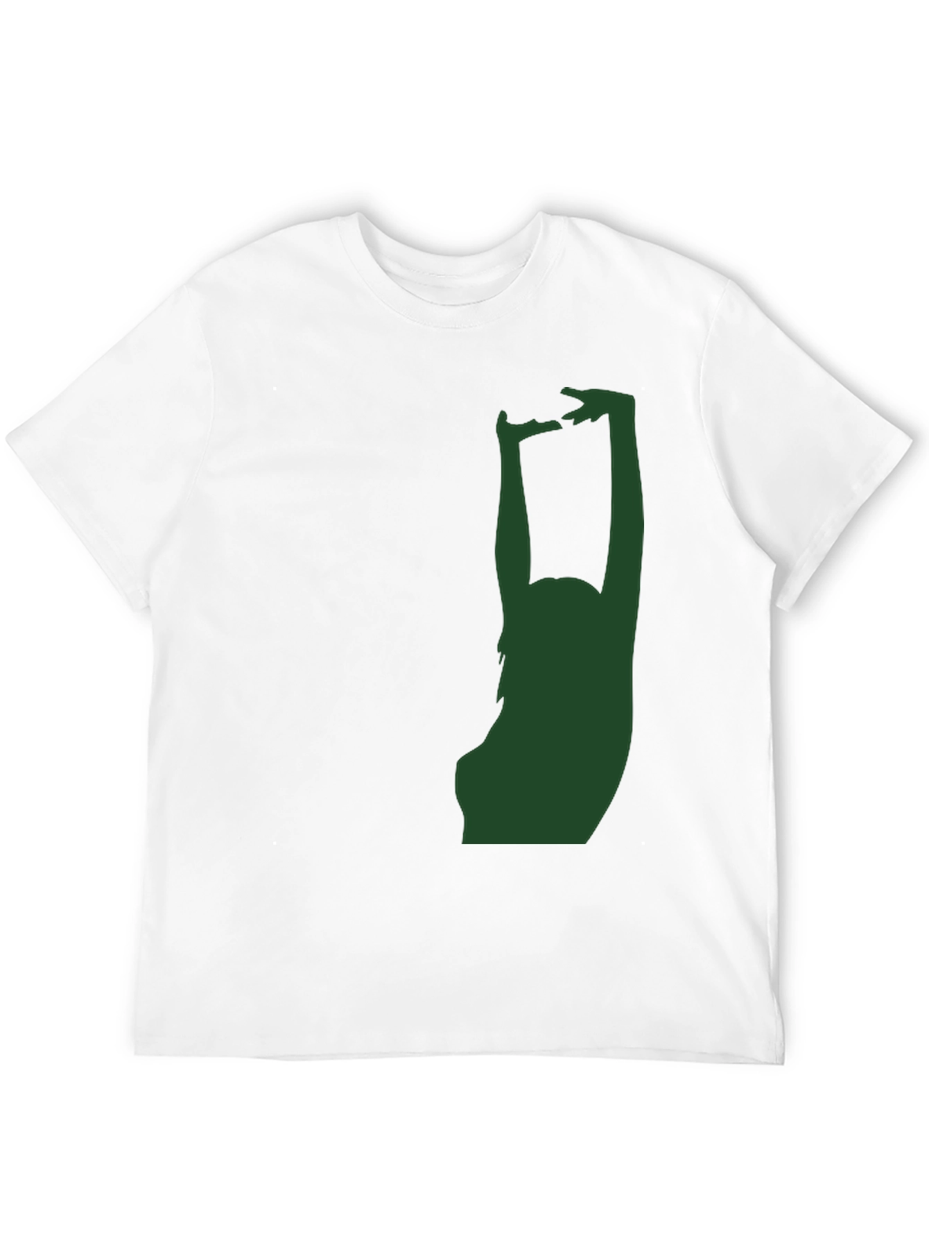 Silhouette Graphic Tee - Black Cotton Blend