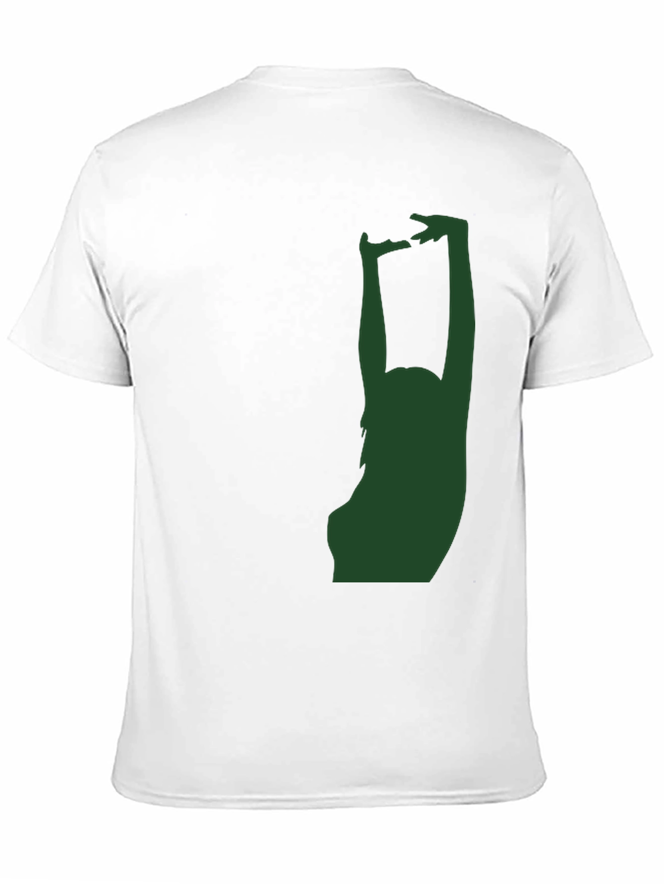 Silhouette Graphic Tee - Black Cotton Blend