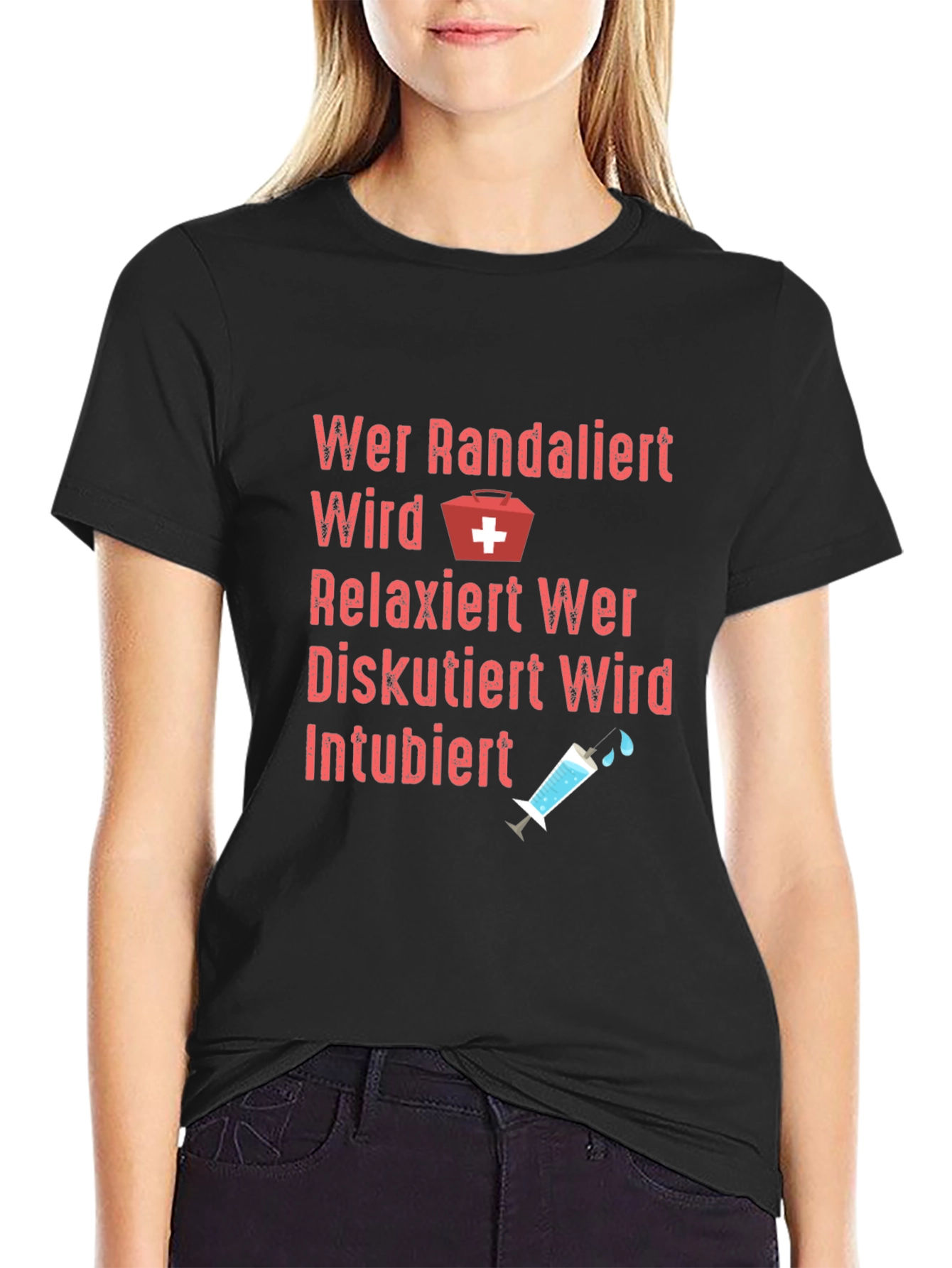 Funny Medical T-Shirt Wer Randaliert Wird Relaxiert