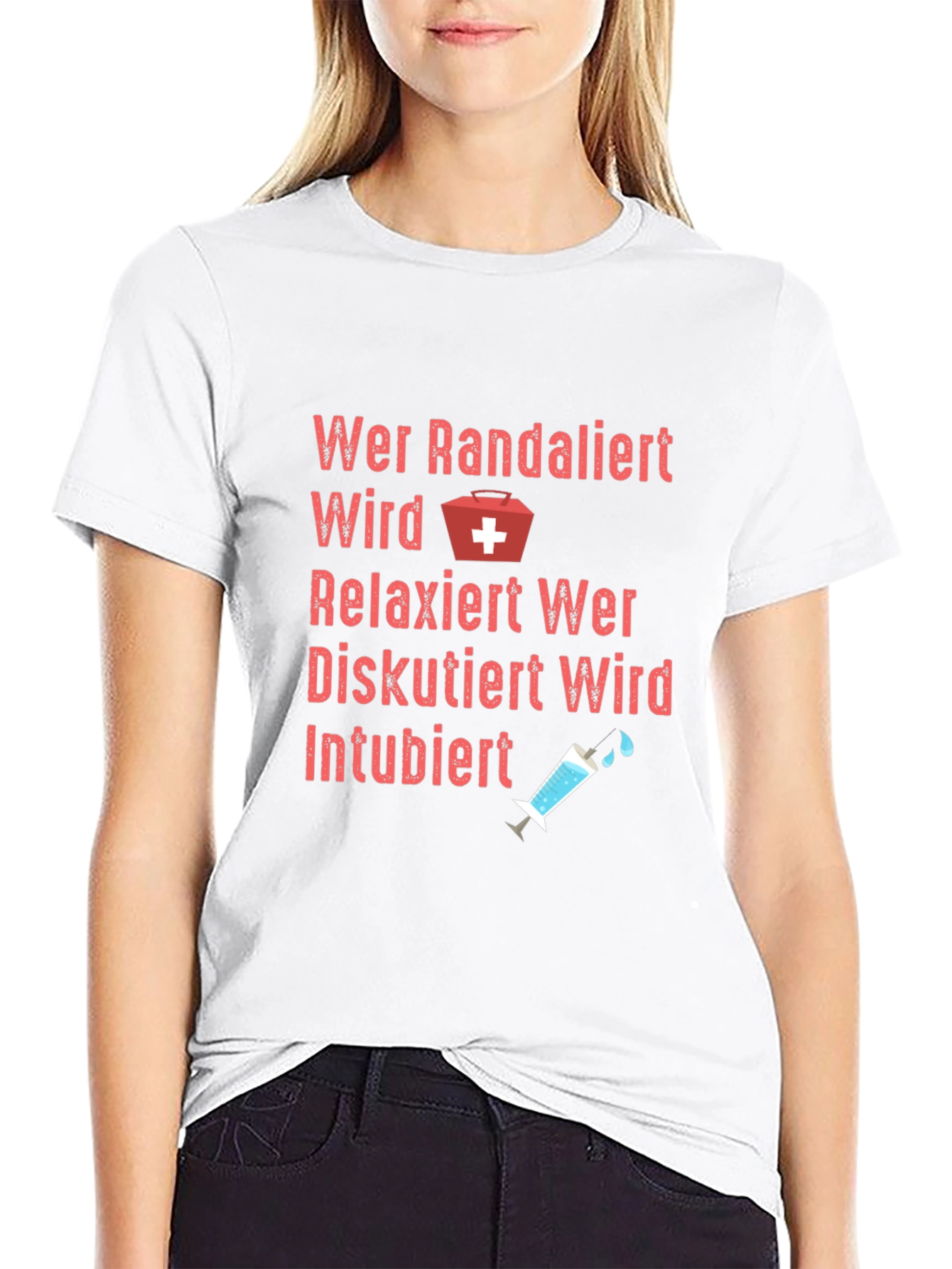 Funny Medical T-Shirt Wer Randaliert Wird Relaxiert