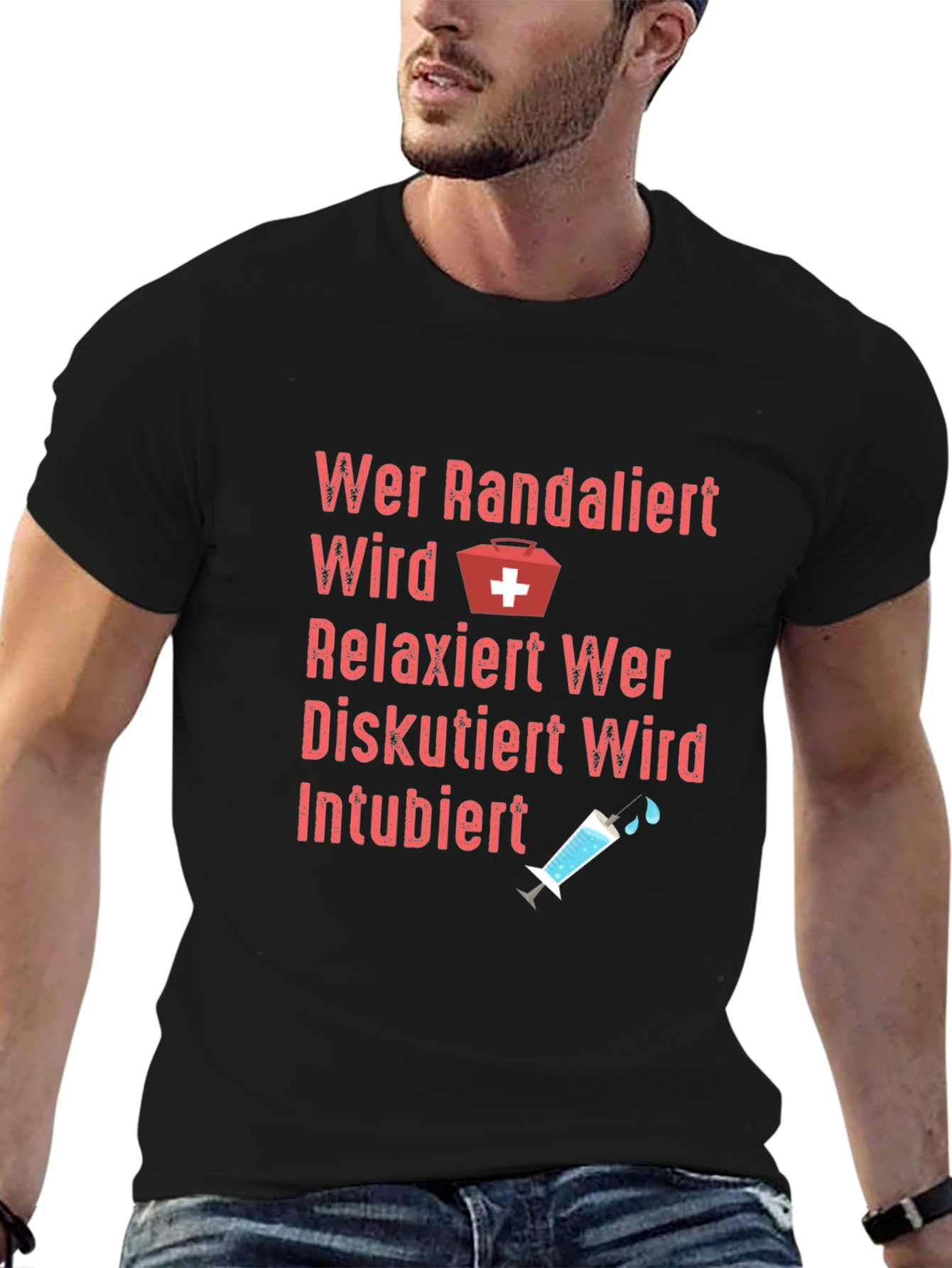 Funny Medical T-Shirt Wer Randaliert Wird Relaxiert