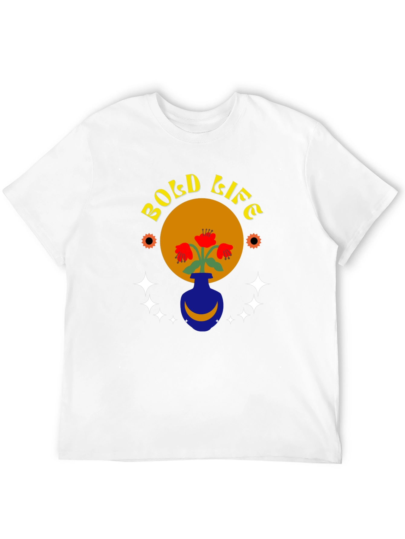 Bold Life Graphic Tee - Unique Artistic Design