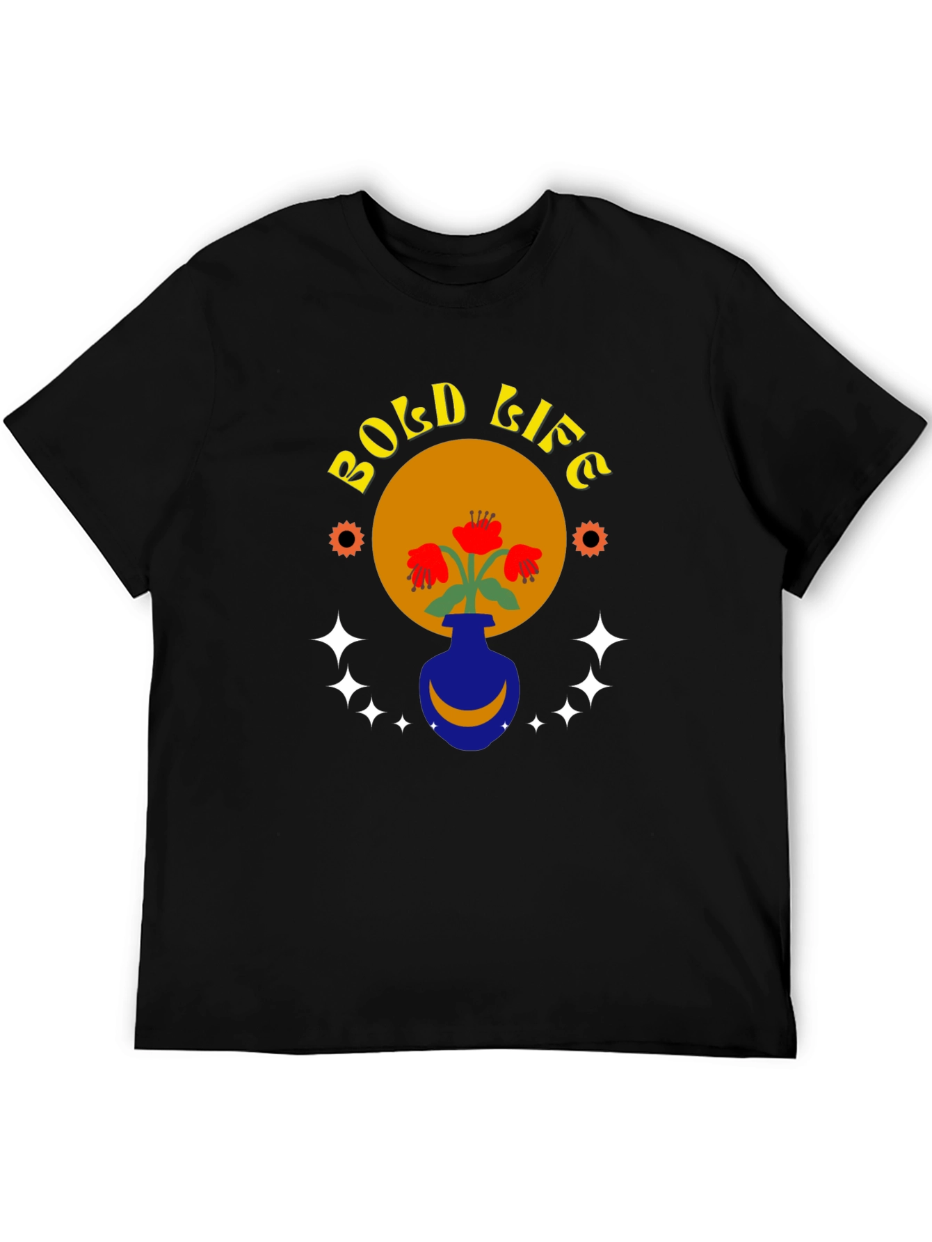 Bold Life Graphic Tee - Unique Artistic Design