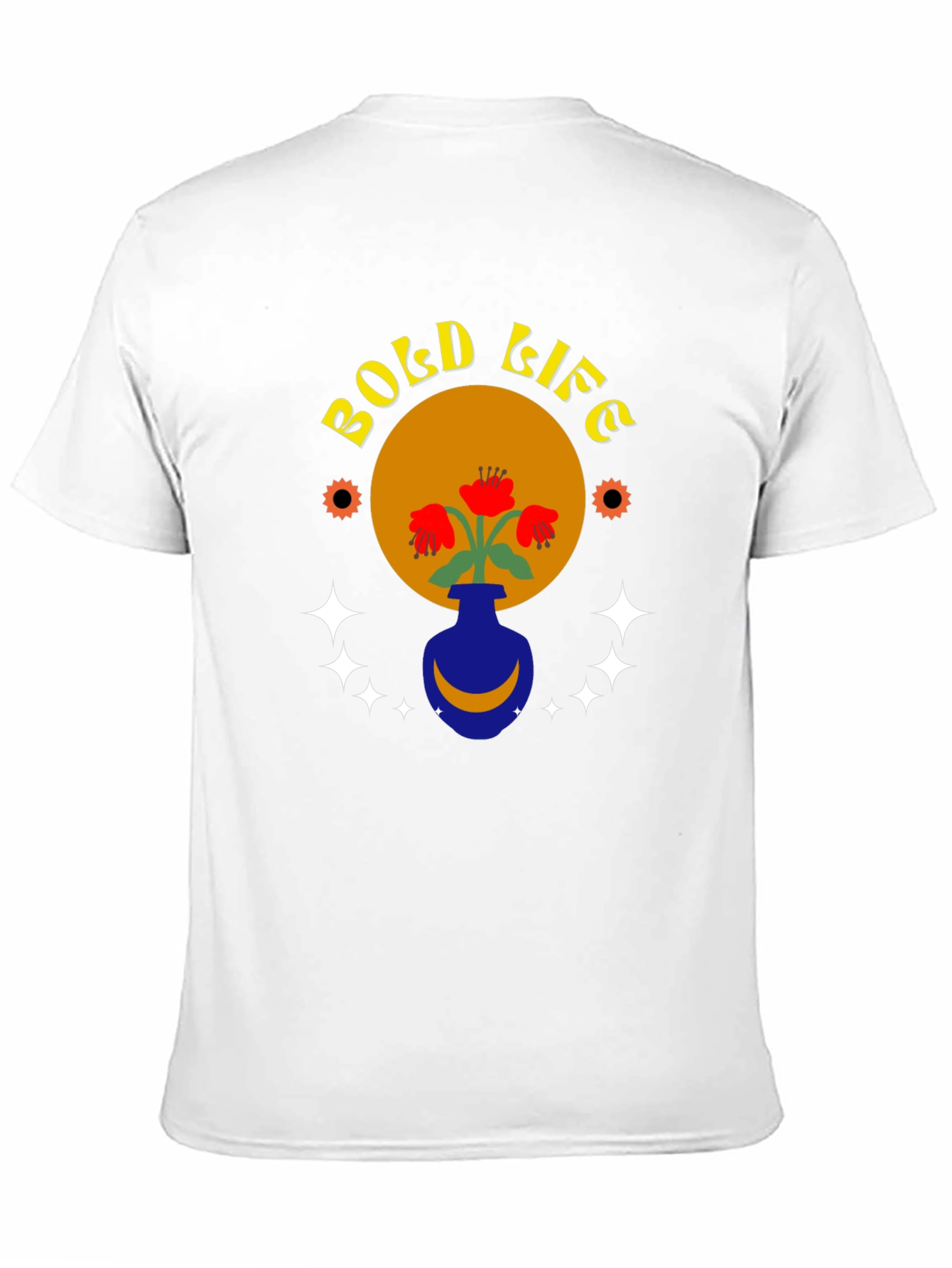 Bold Life Graphic Tee - Unique Artistic Design
