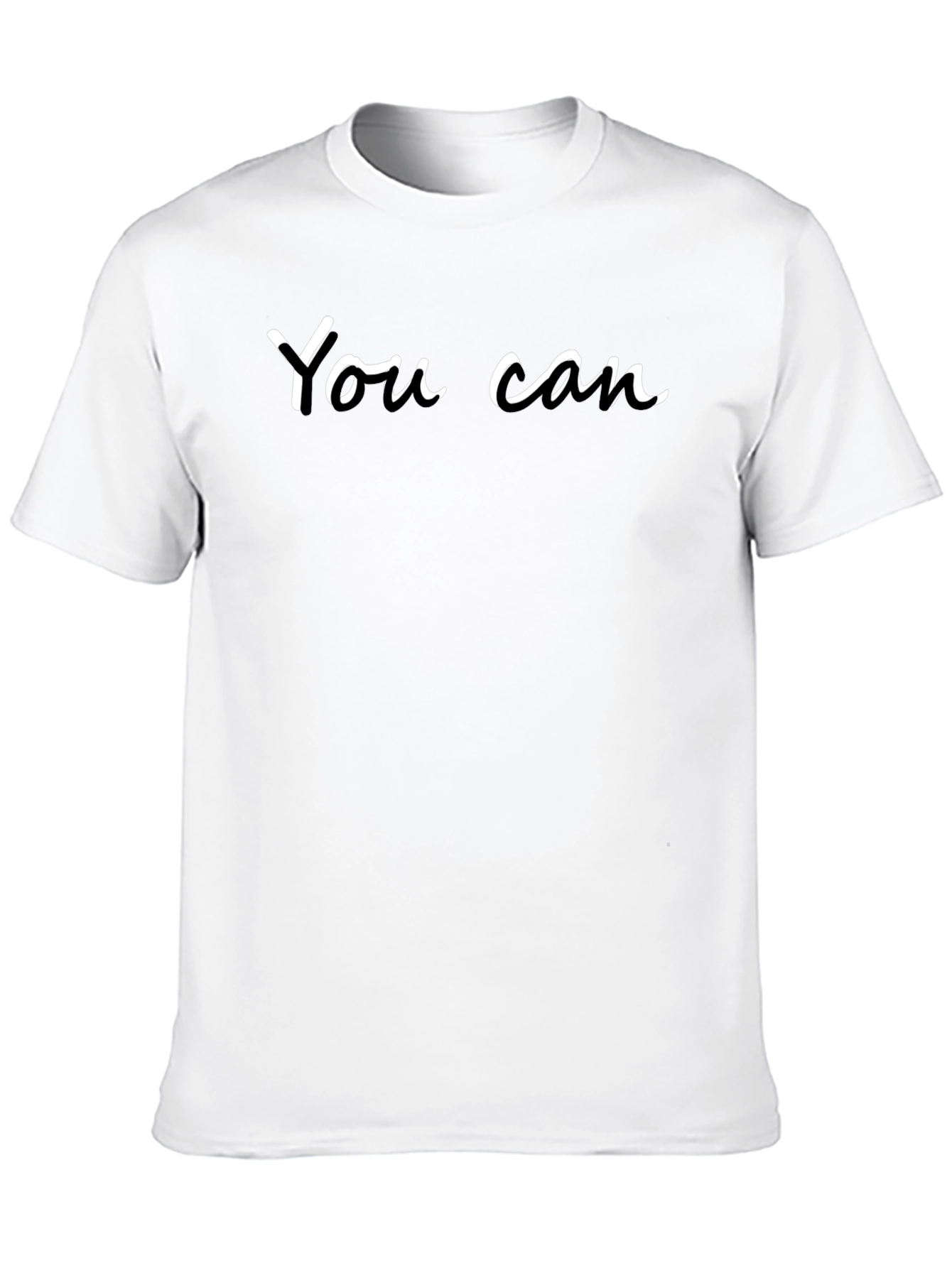 Inspirational You Can Black T-Shirt