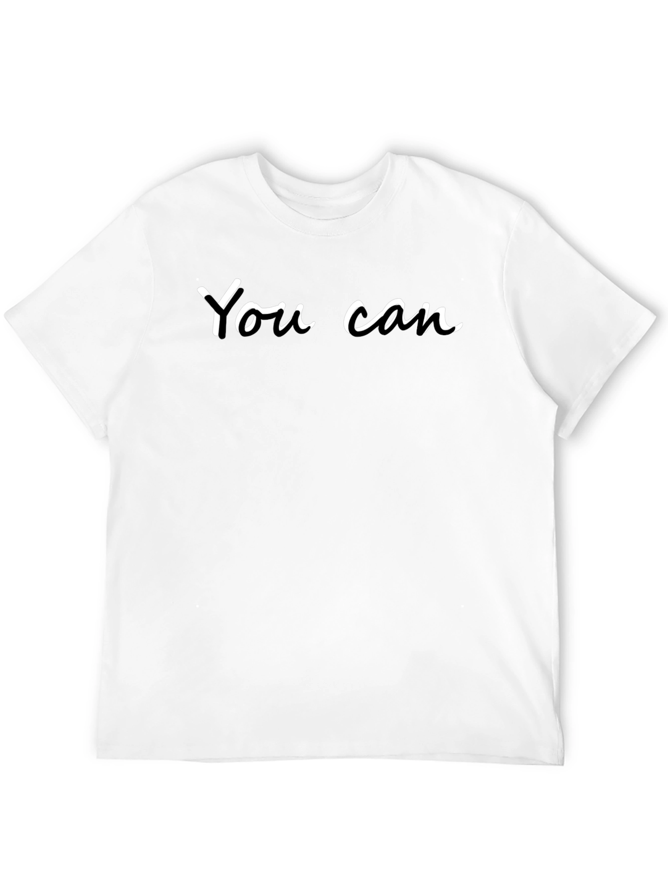 Inspirational You Can Black T-Shirt