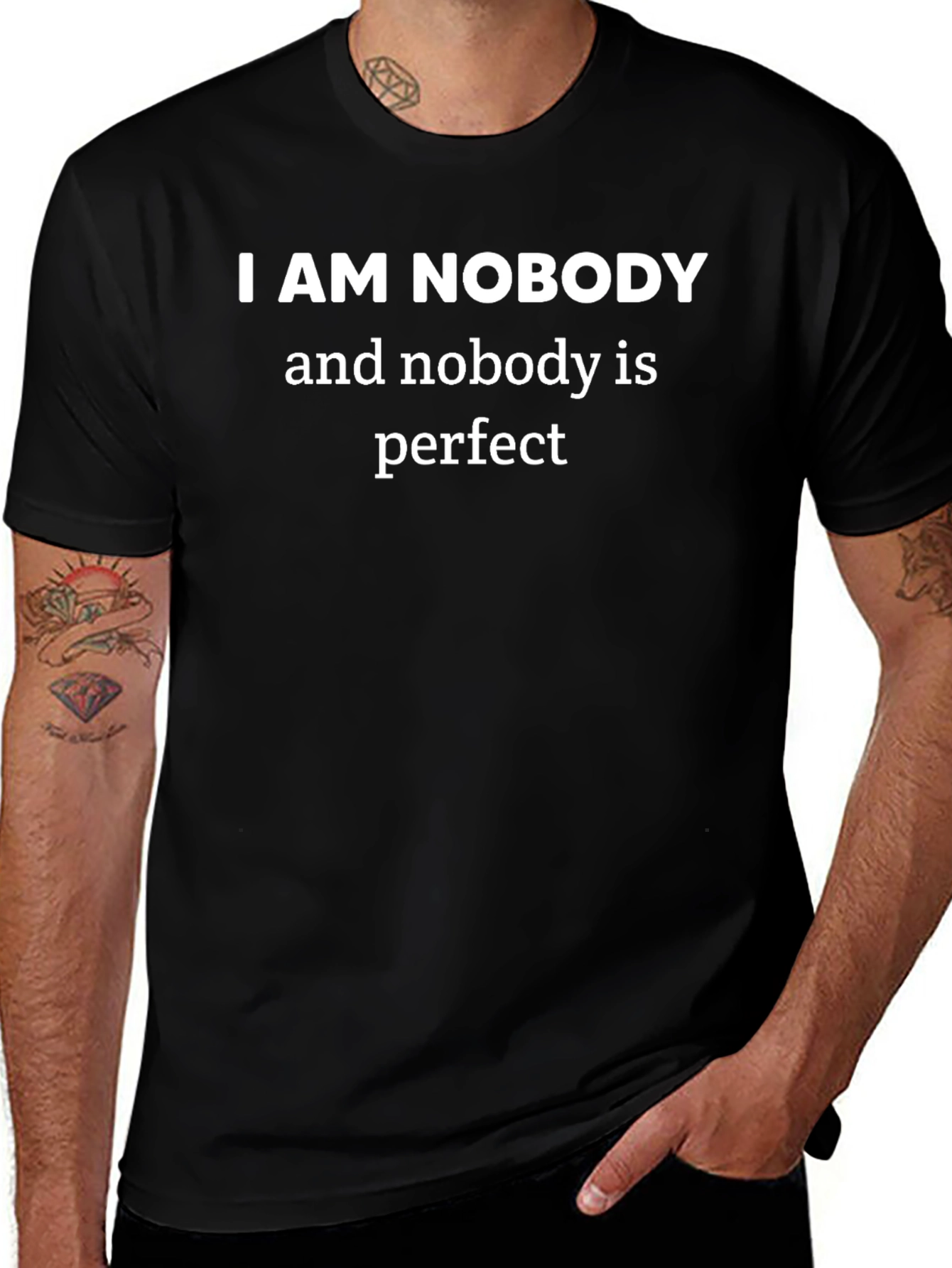 I Am Nobody T-Shirt - Funny Slogan Tee