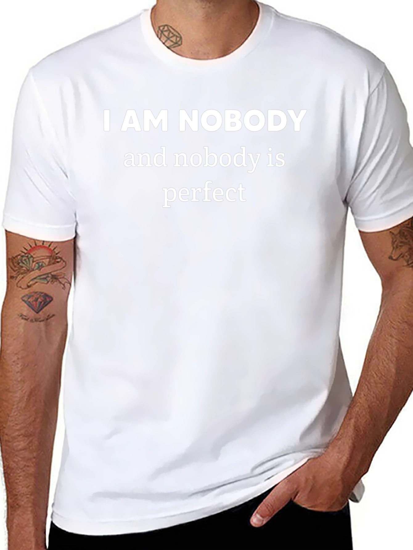 I Am Nobody T-Shirt - Funny Slogan Tee
