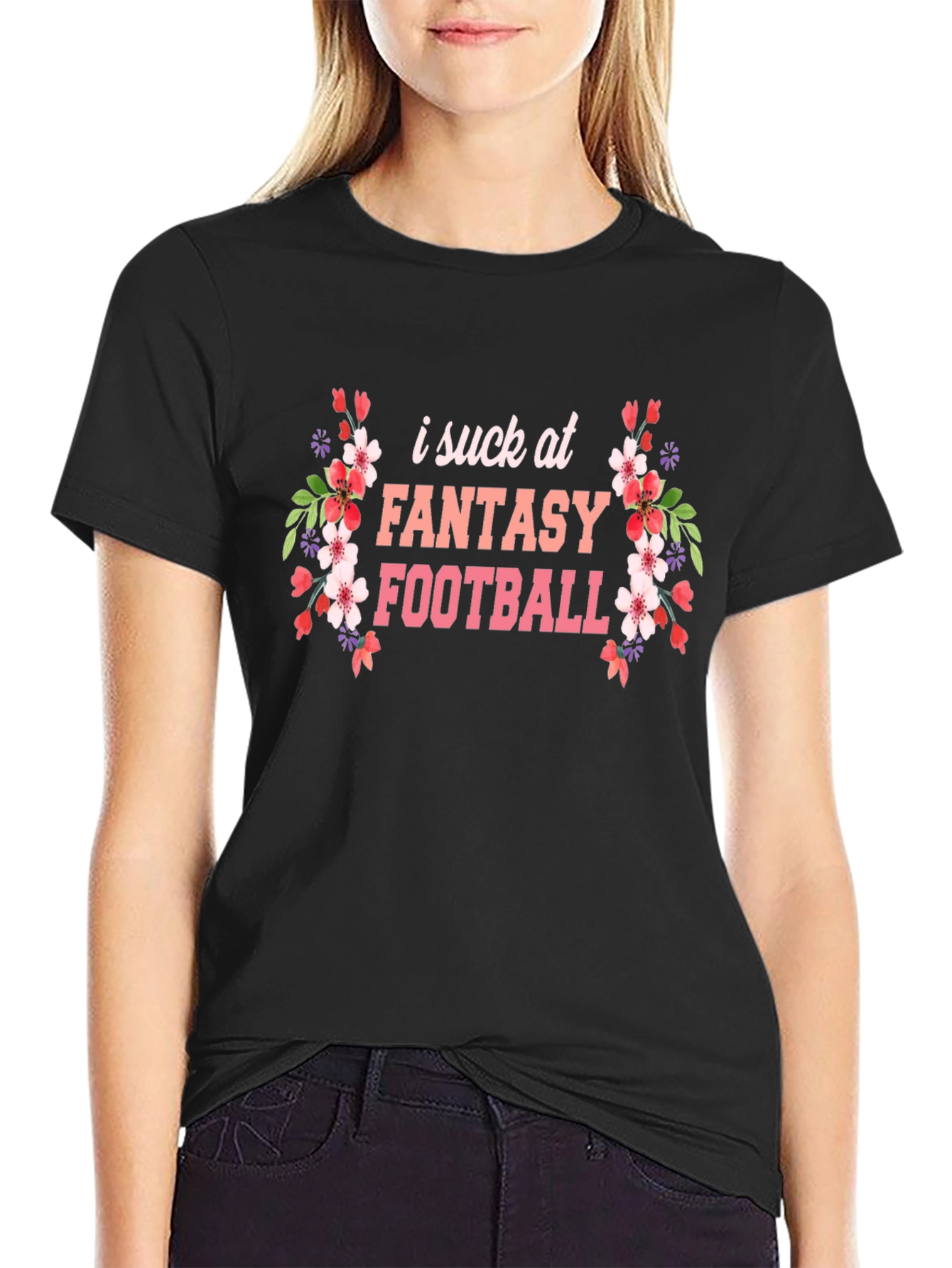 I Suck at Fantasy Football Graphic T-Shirt