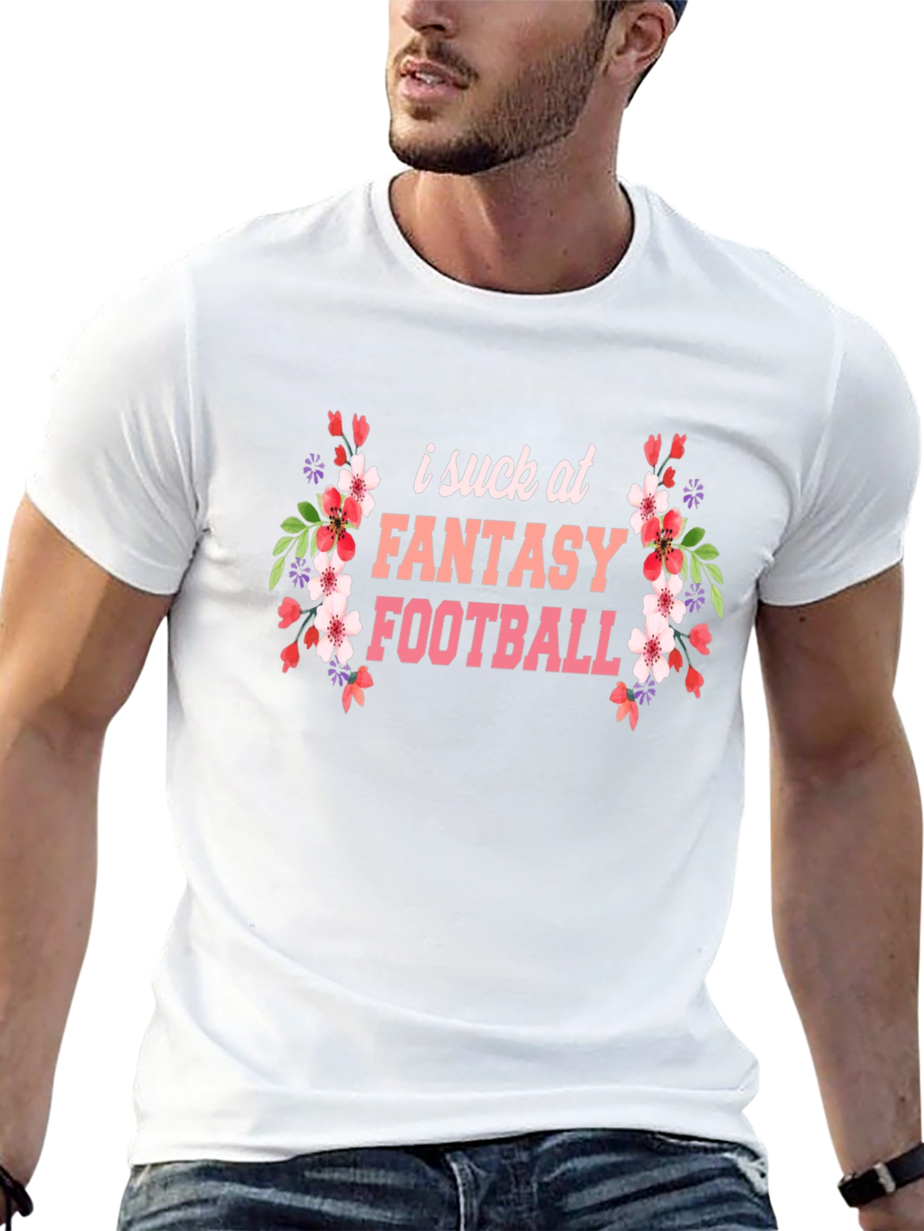 I Suck at Fantasy Football Graphic T-Shirt