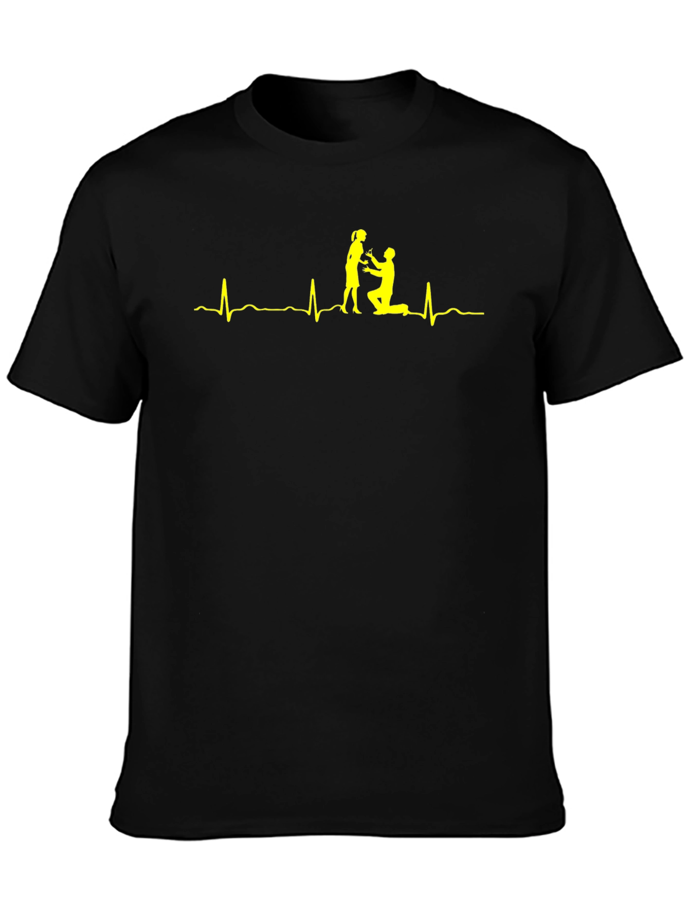 Love Beat T-Shirt - Marriage Proposal Graphic Tee