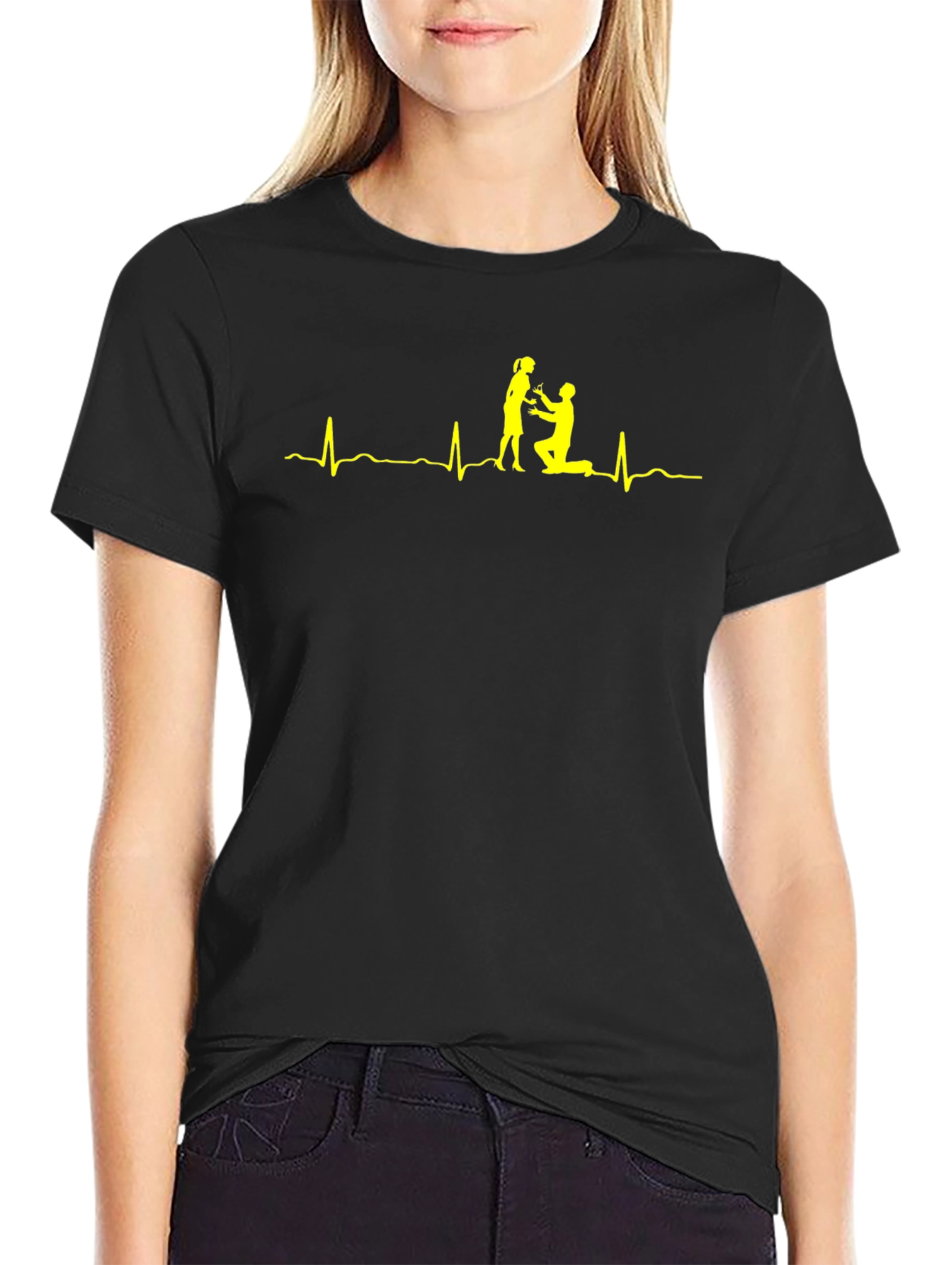Love Beat T-Shirt - Marriage Proposal Graphic Tee