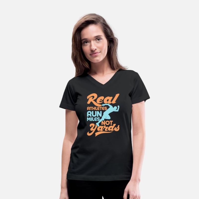 Real Athletes Run Miles Not Yards Marathon Trail R