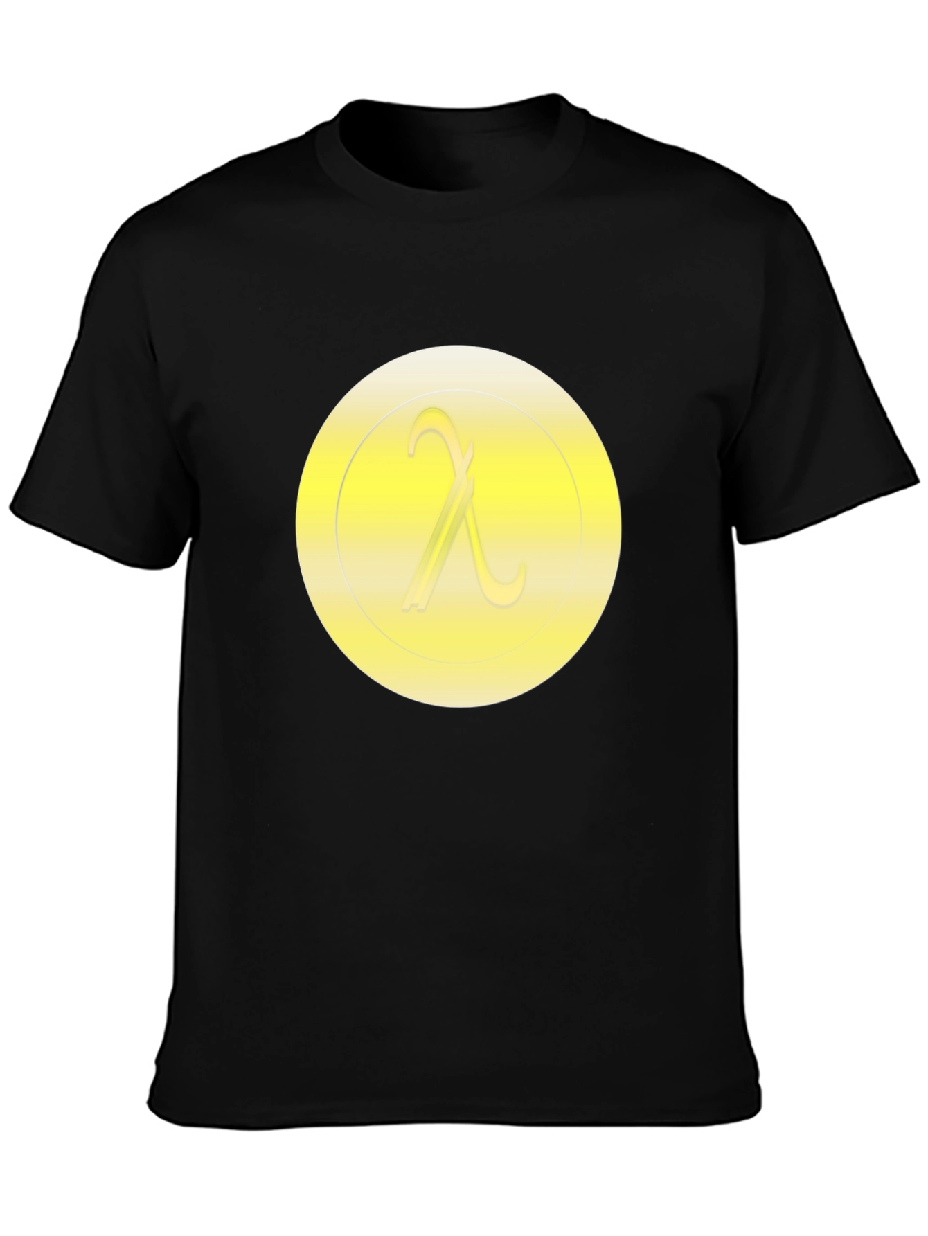 Lambda Symbol T-Shirt - Minimalist Design