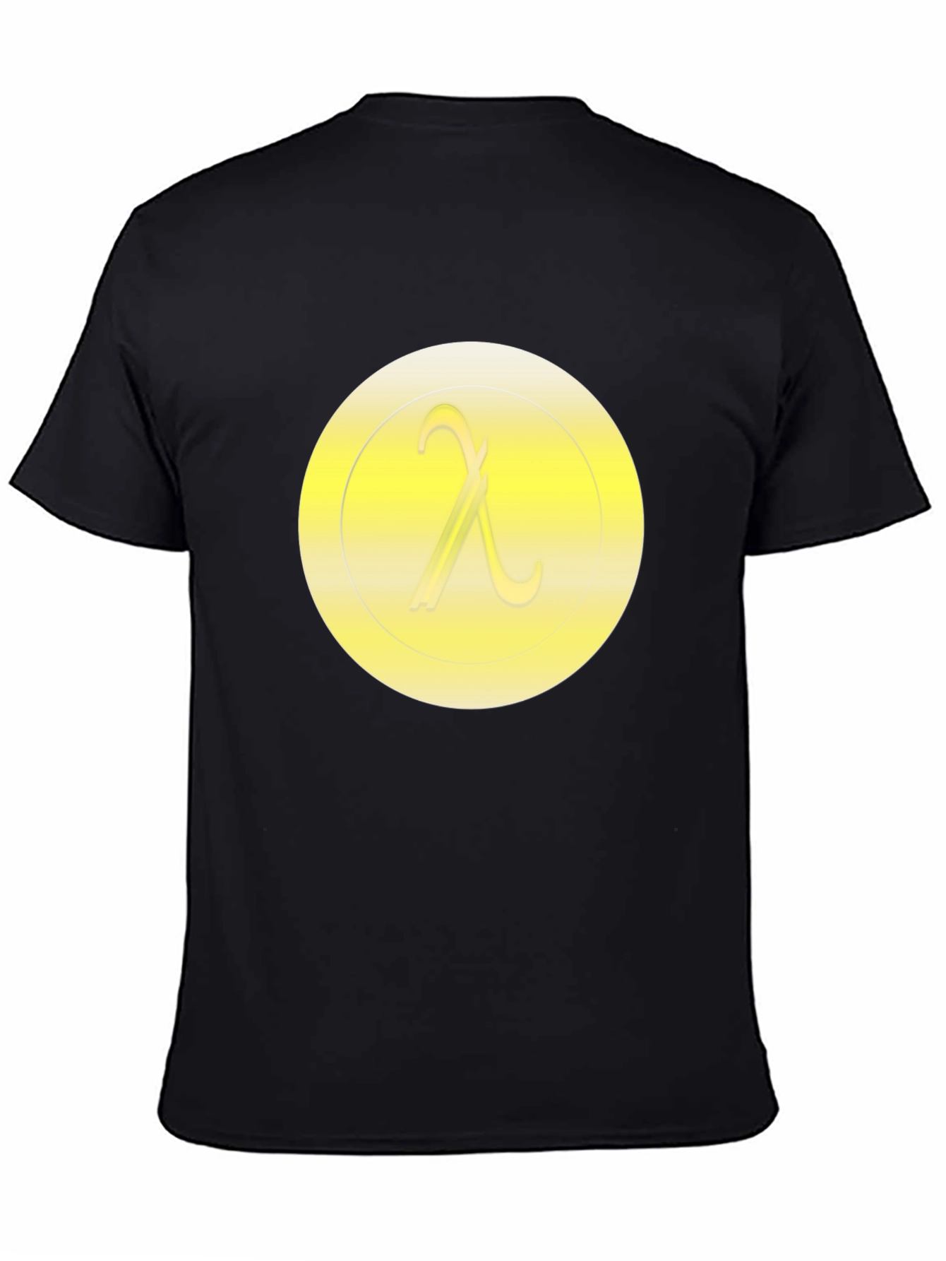 Lambda Symbol T-Shirt - Minimalist Design