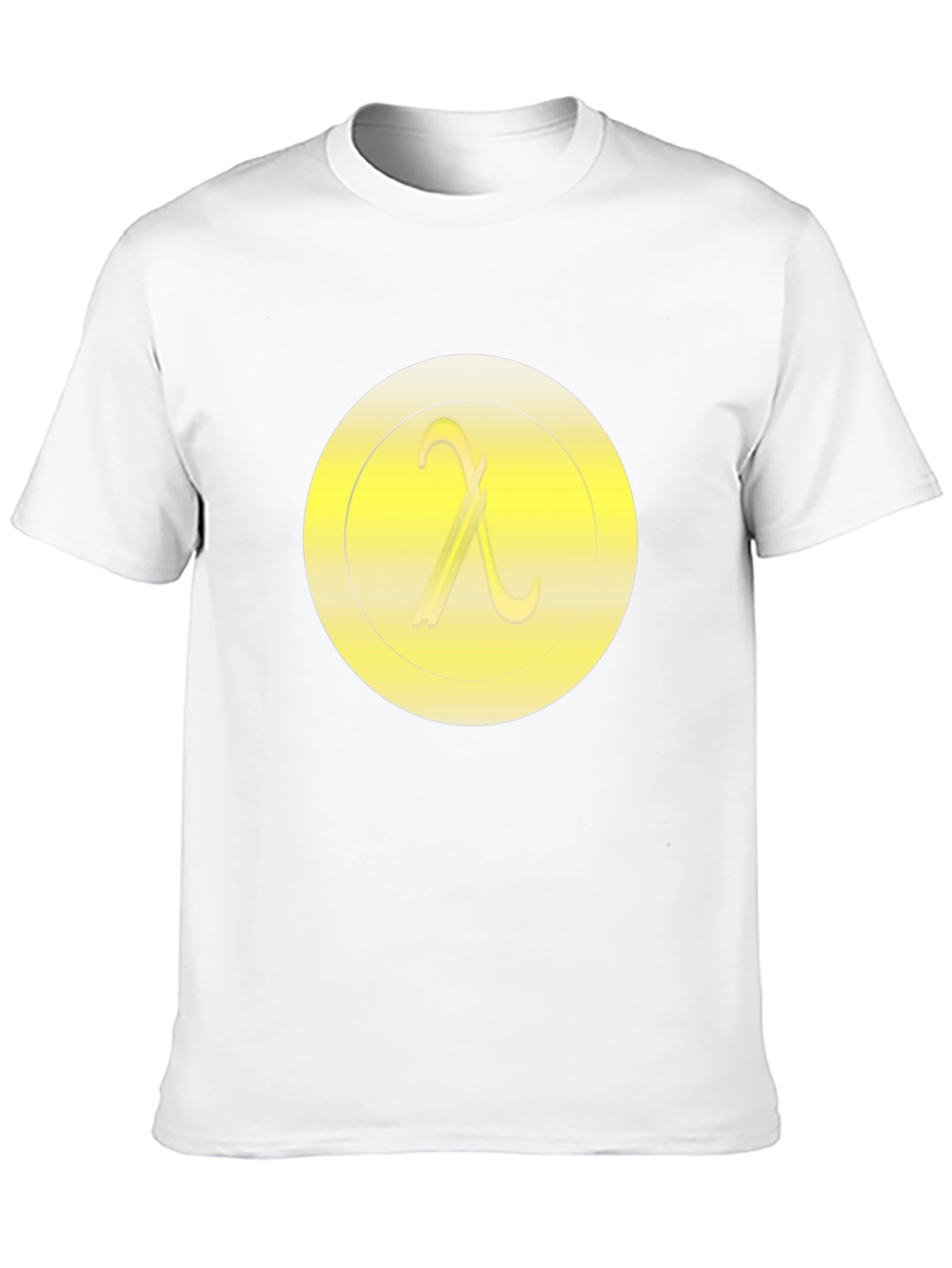 Lambda Symbol T-Shirt - Minimalist Design