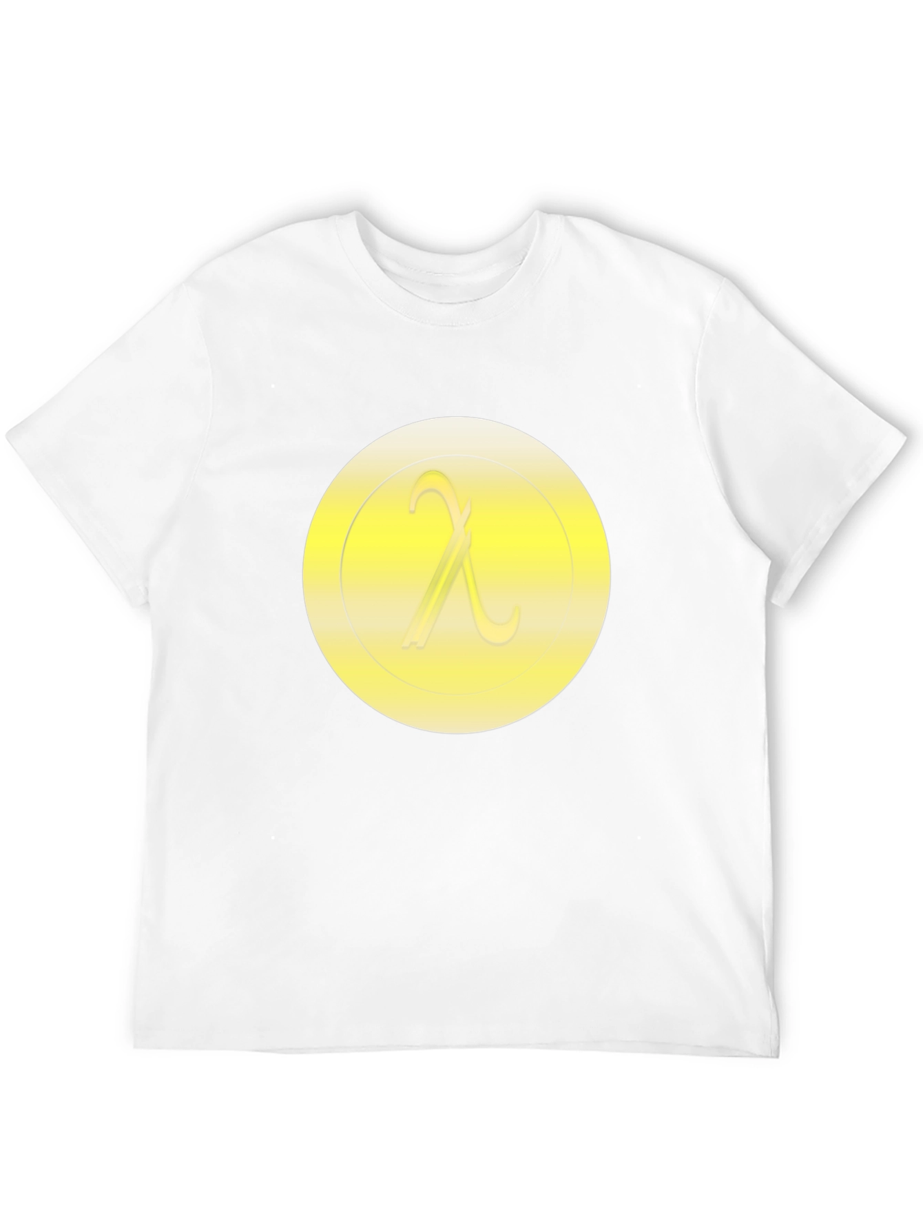 Lambda Symbol T-Shirt - Minimalist Design