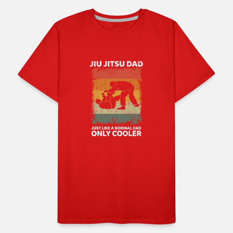 Retro Jiu Jitsu Dad Like A Normal Dad Only Cooler