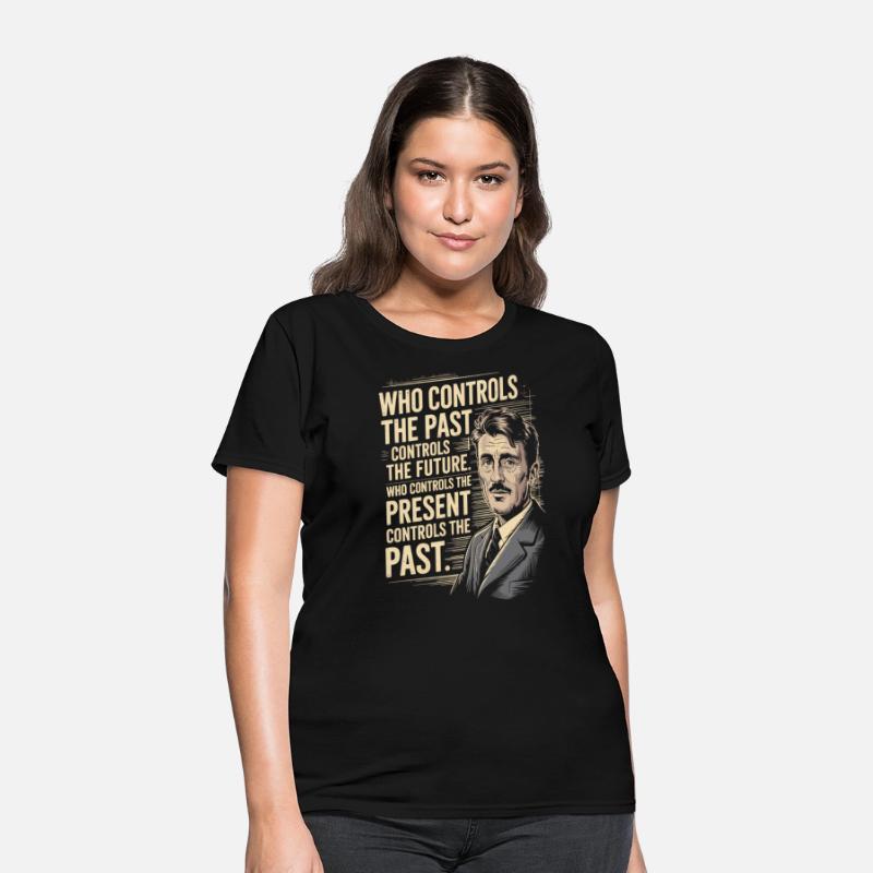 Retro Orwell Portrait | Dystopian Political Art