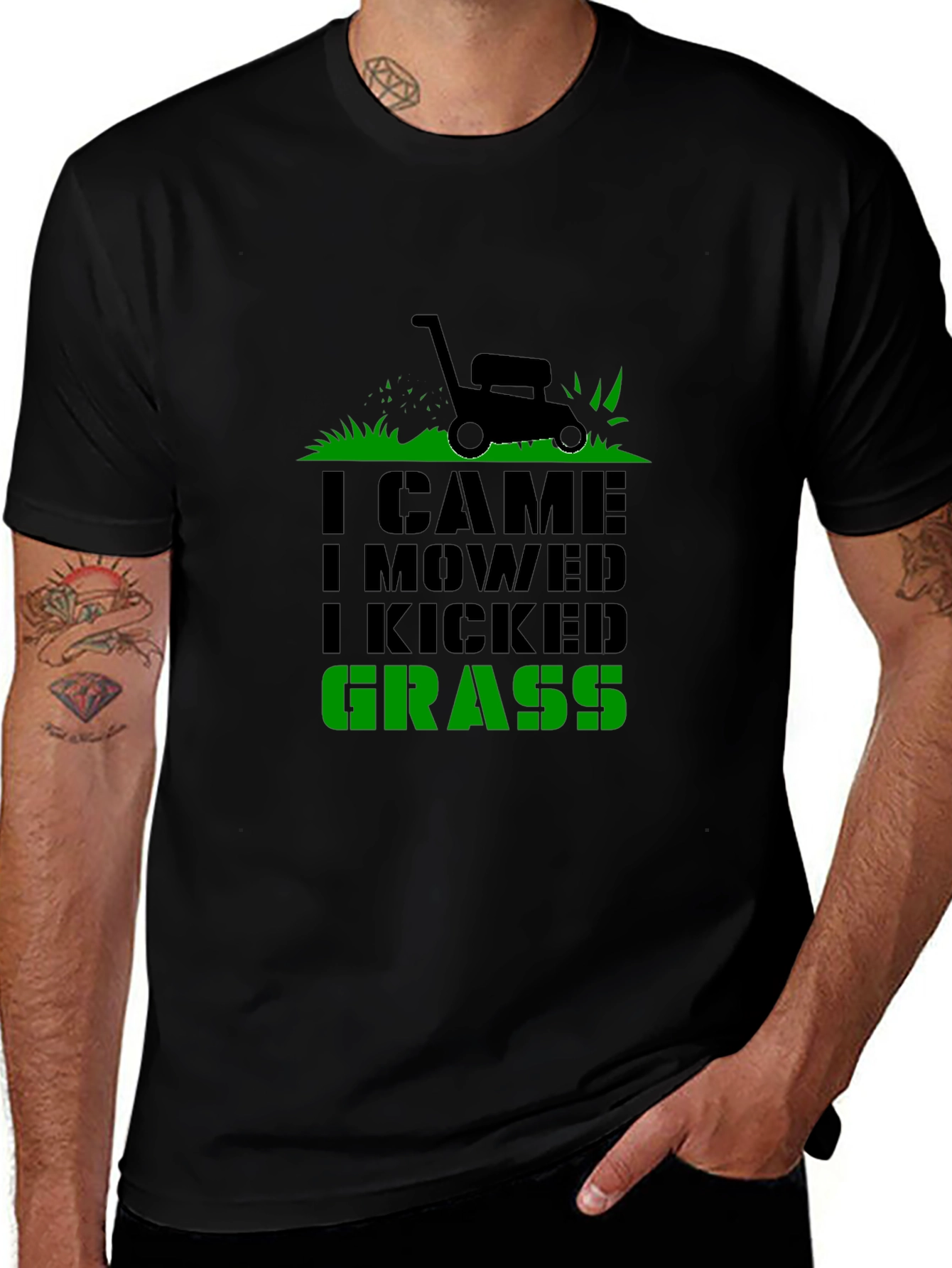 I Came I Mowed I Kicked Grass T-Shirt