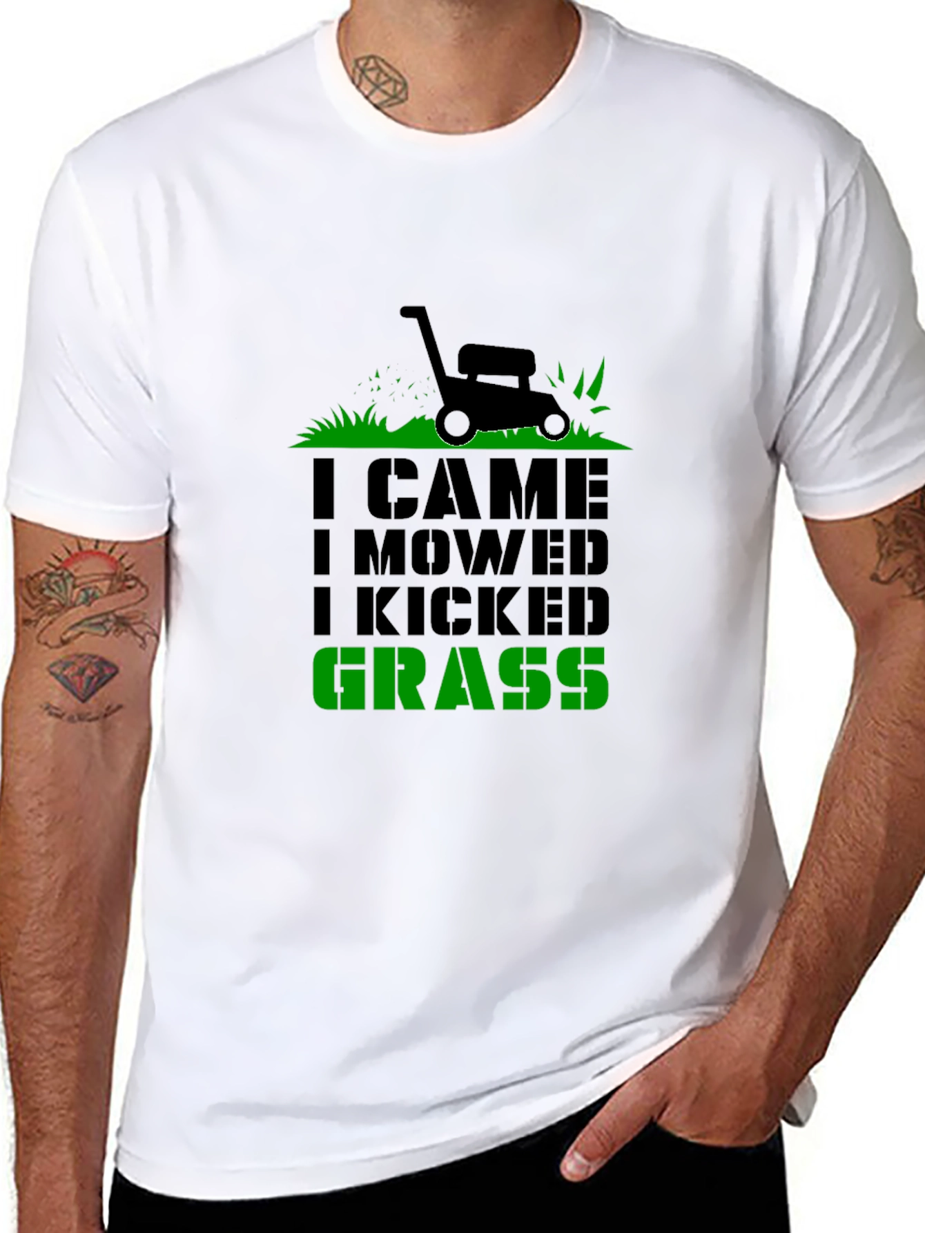 I Came I Mowed I Kicked Grass T-Shirt
