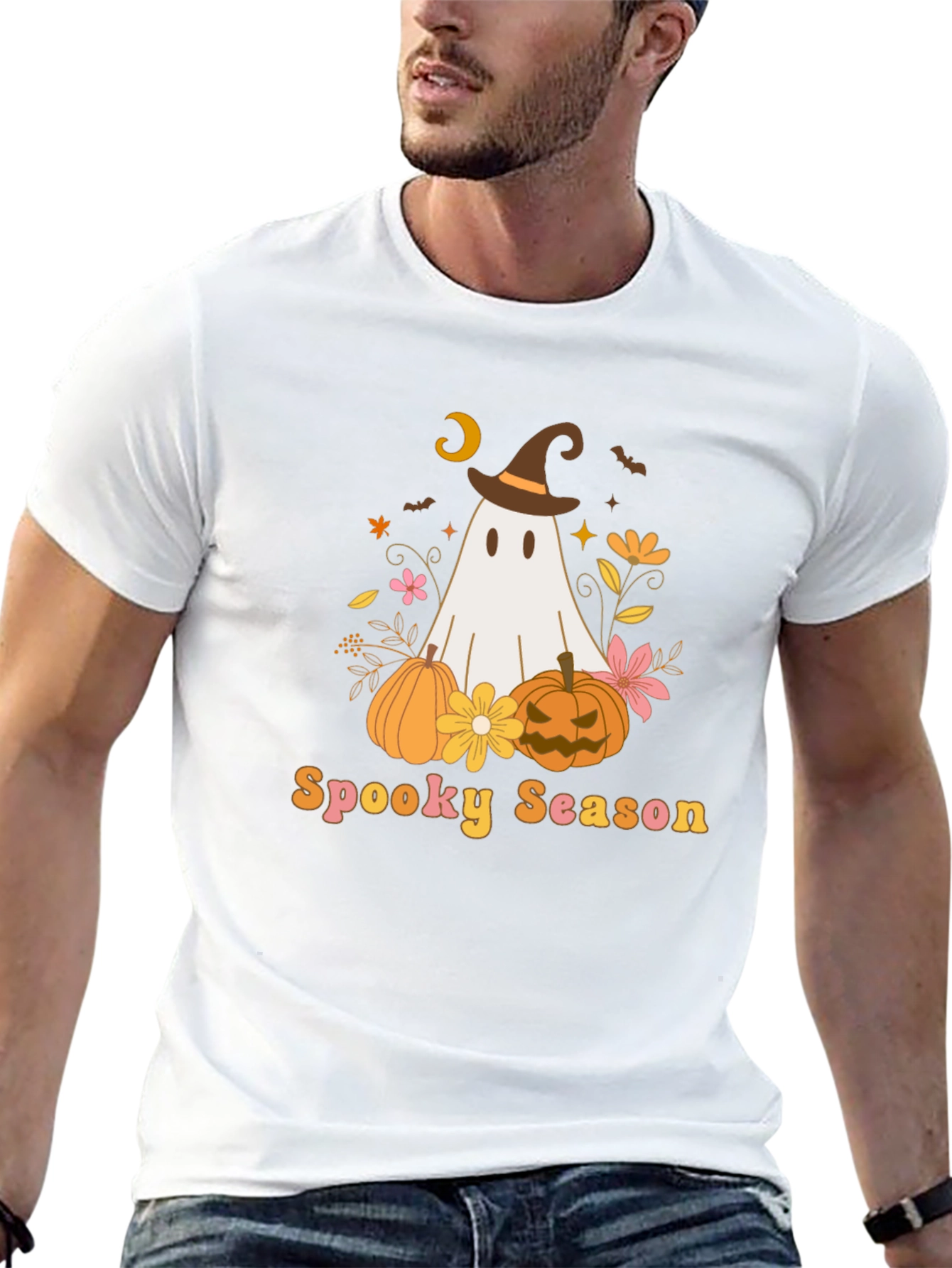 Spooky Season Ghost T-Shirt