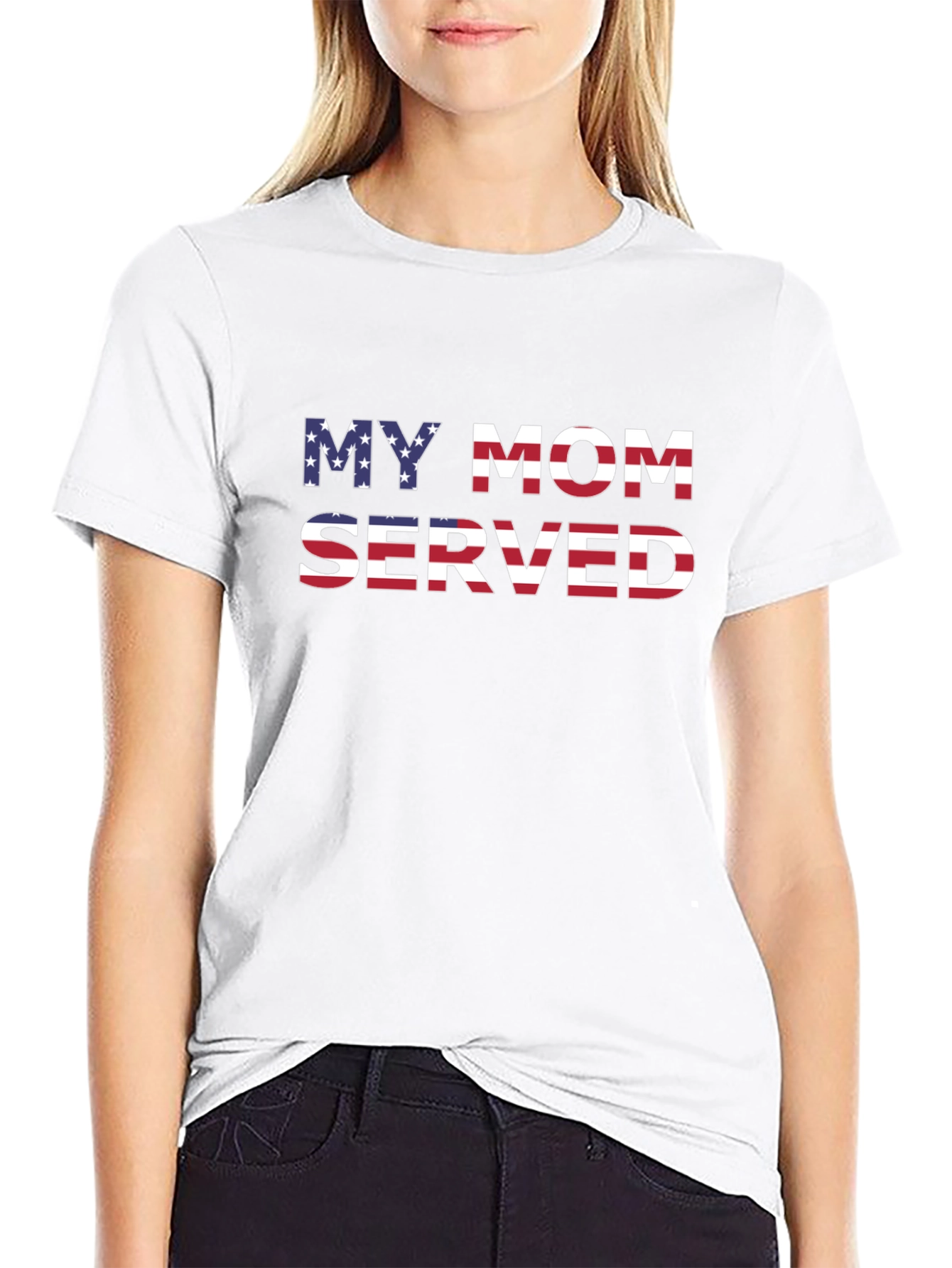 My Mom Served Patriotic Graphic T-Shirt