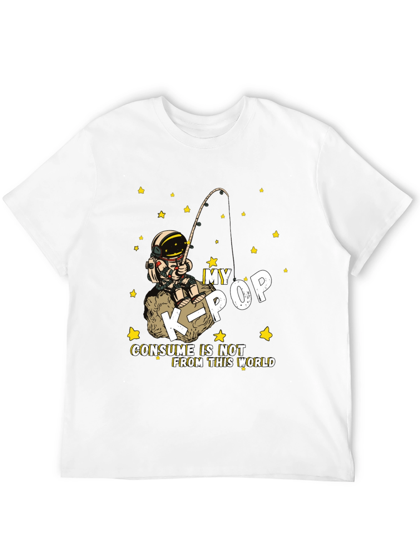 K-Pop Astronaut Graphic T-Shirt - Unisex Cotton Tee