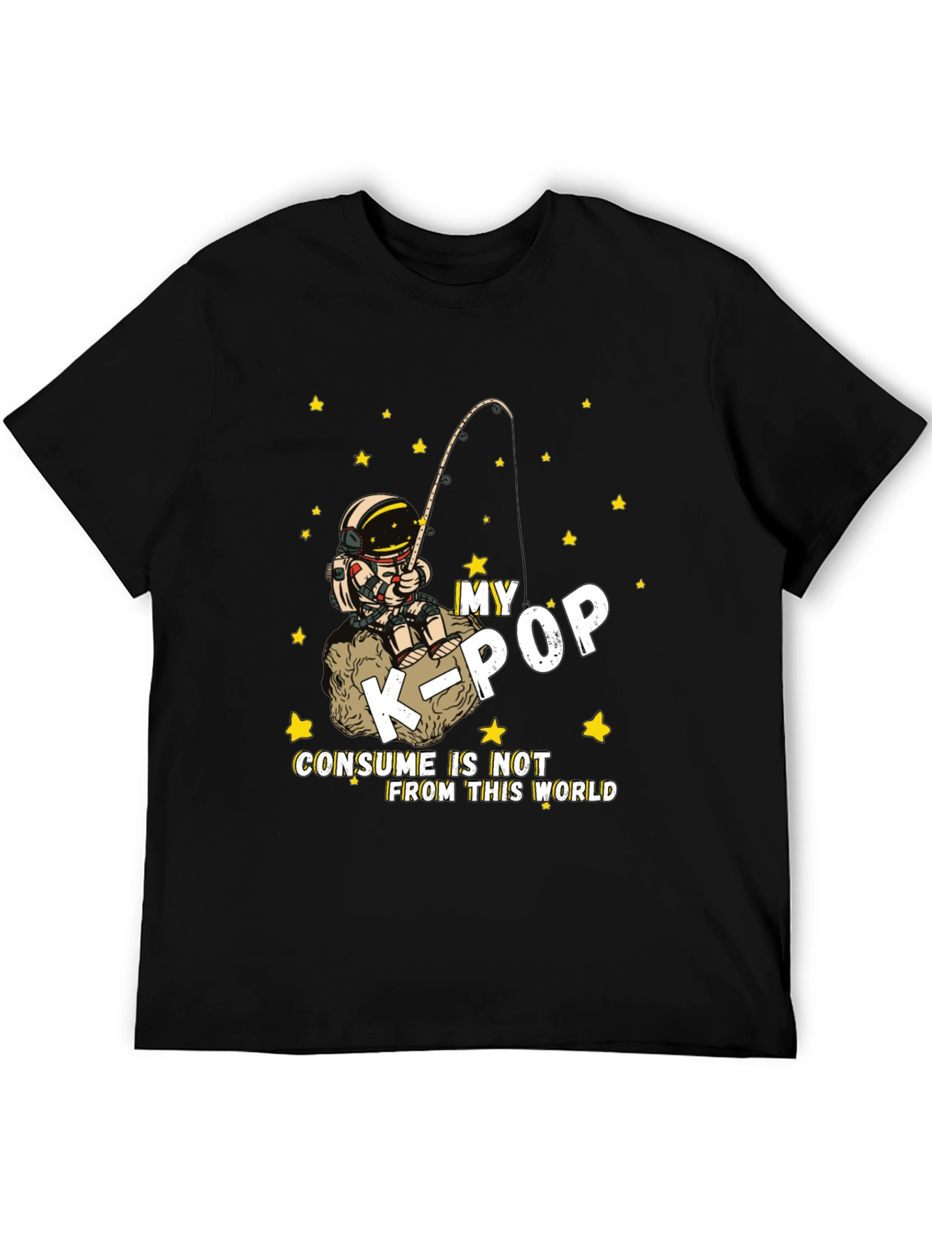 K-Pop Astronaut Graphic T-Shirt - Unisex Cotton Tee