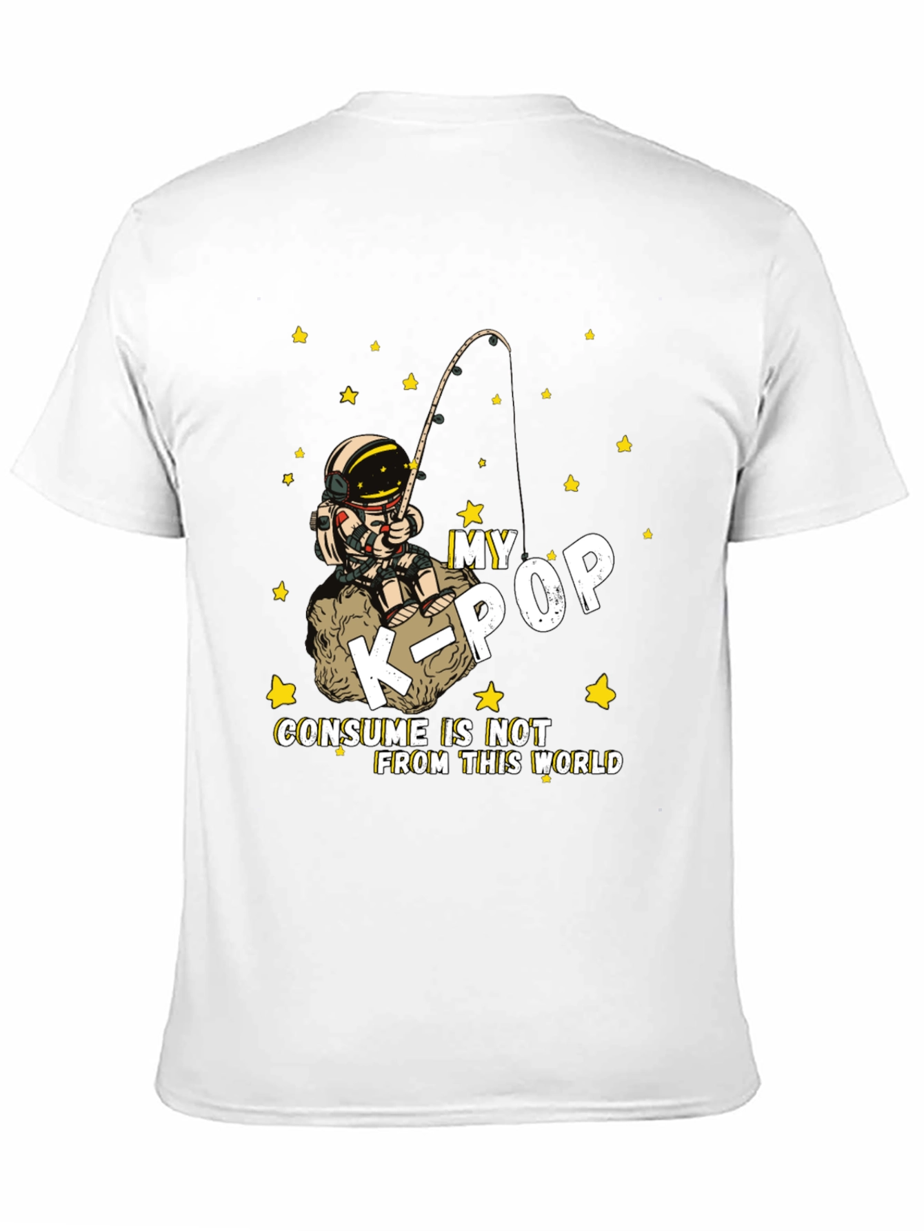 K-Pop Astronaut Graphic T-Shirt - Unisex Cotton Tee
