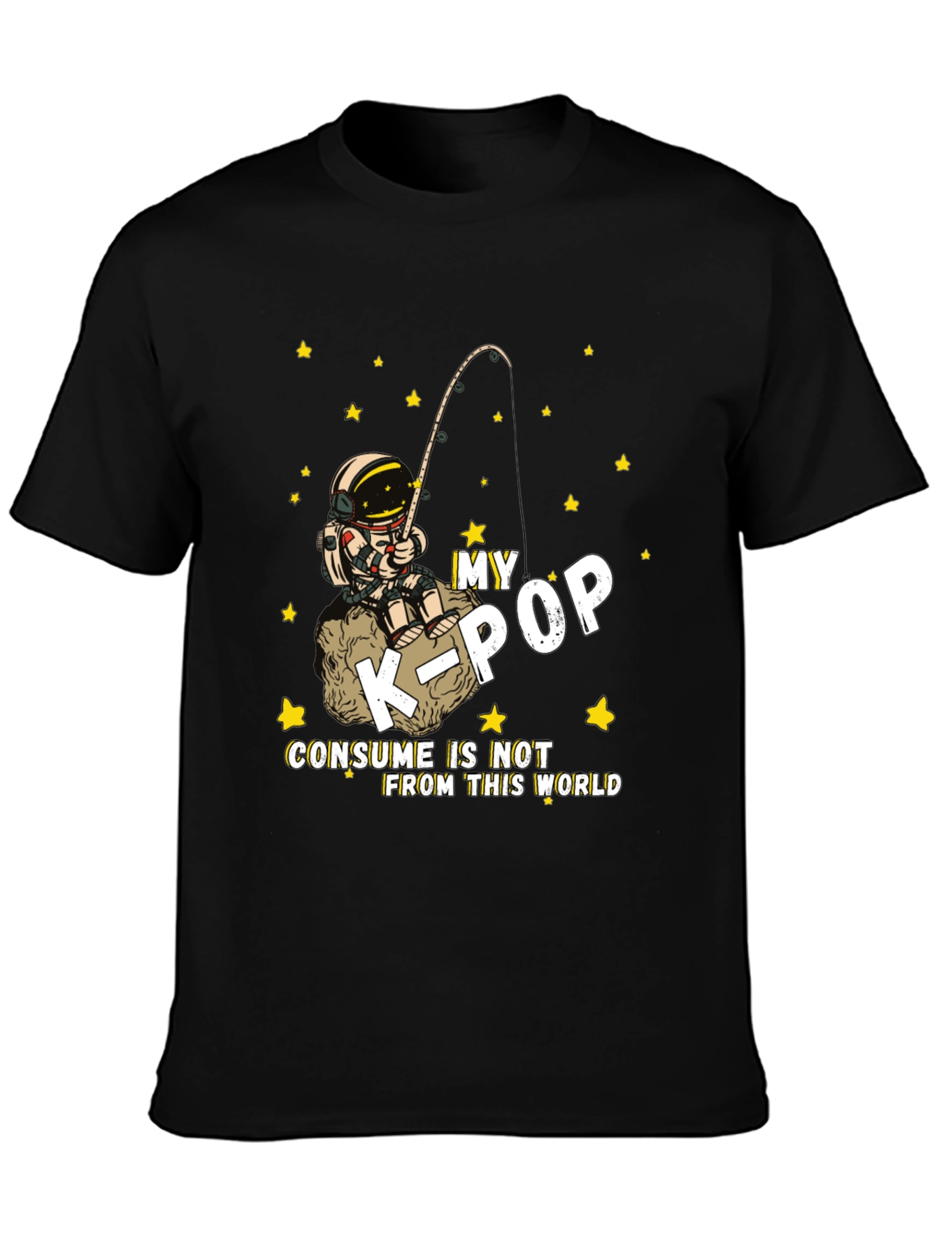 K-Pop Astronaut Graphic T-Shirt - Unisex Cotton Tee