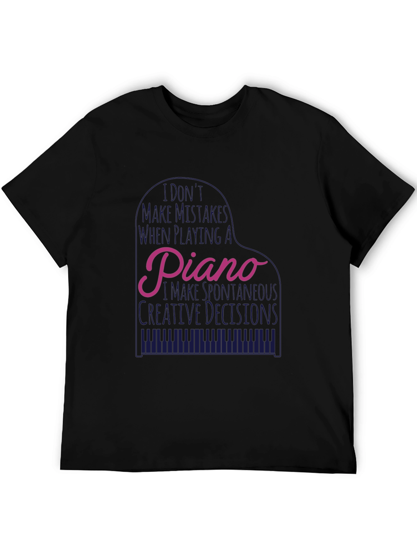 Piano Creative Decisions Graphic Tee