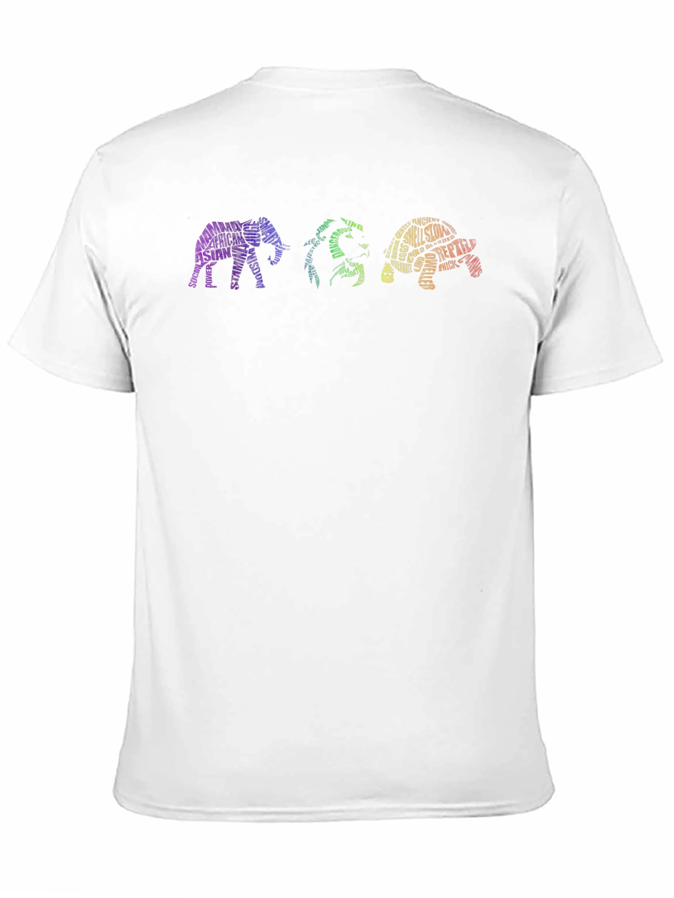 Animal Word Art Graphic T-Shirt