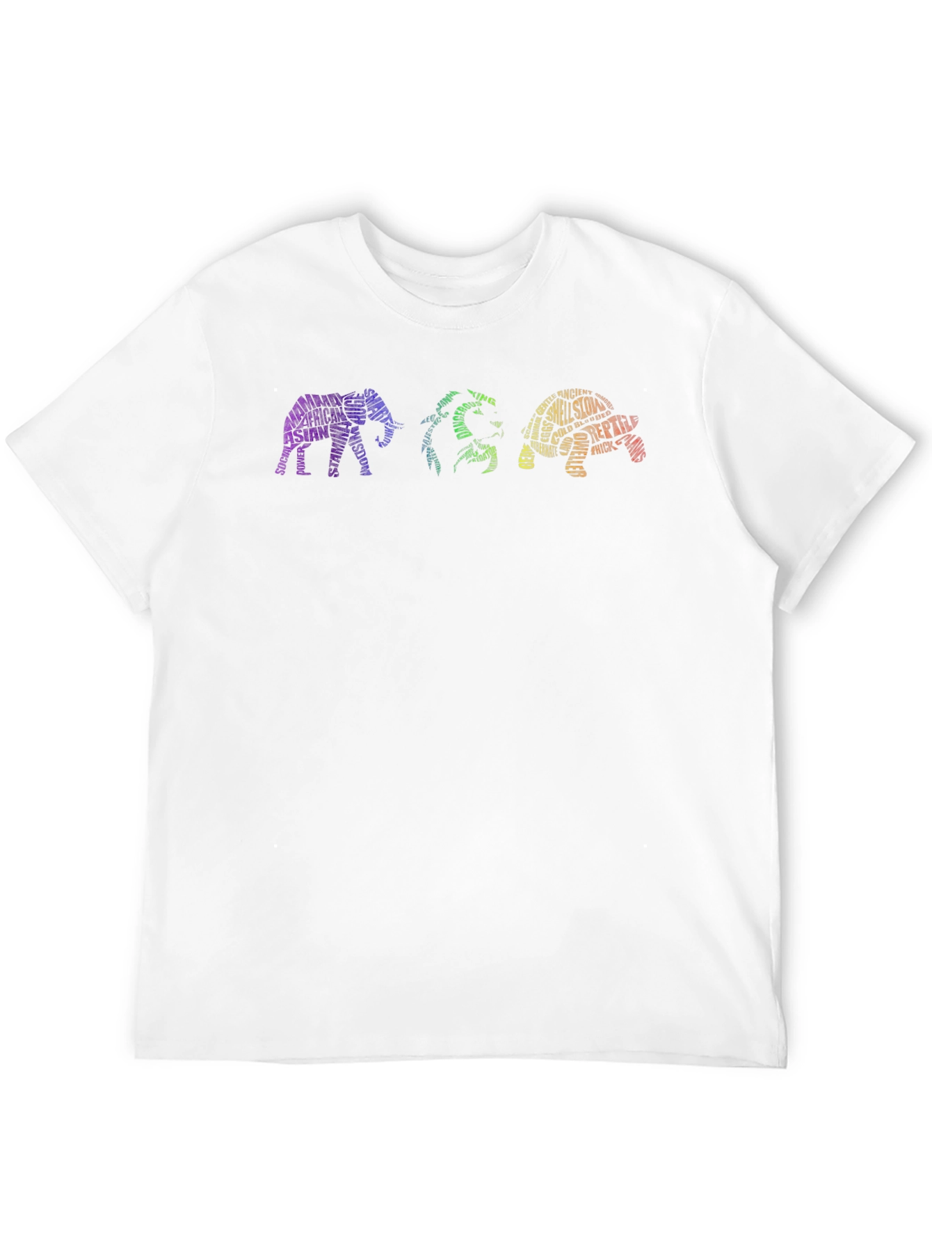 Animal Word Art Graphic T-Shirt