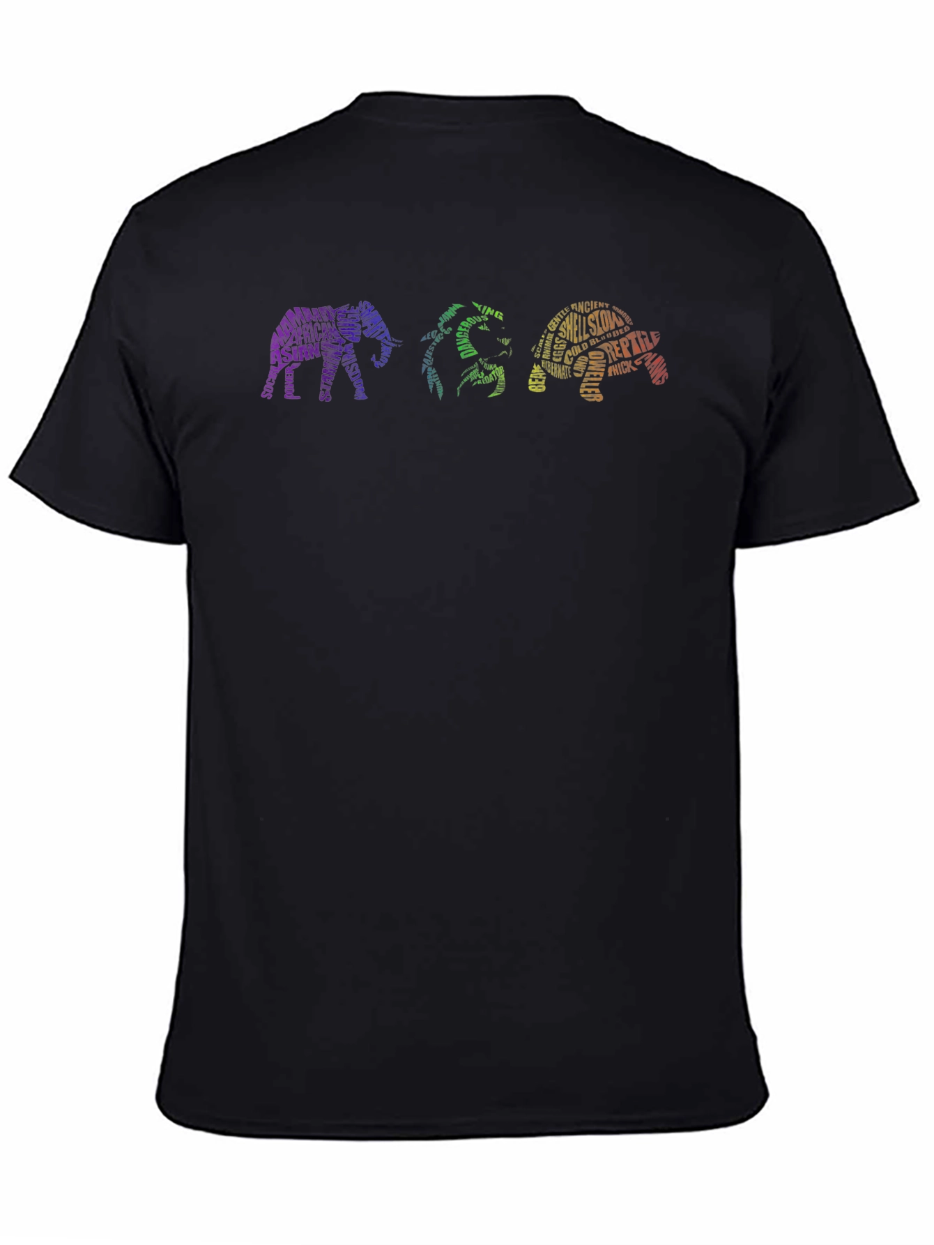 Animal Word Art Graphic T-Shirt