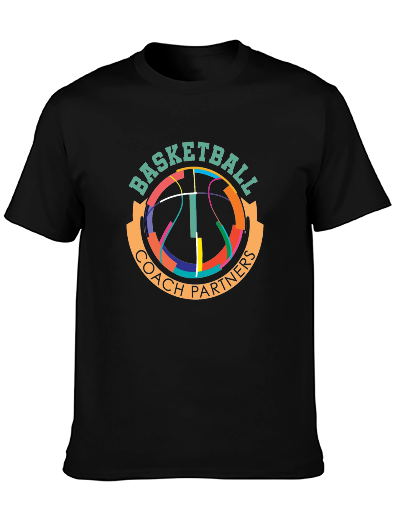 Basketball Coach Partners Black T-Shirt