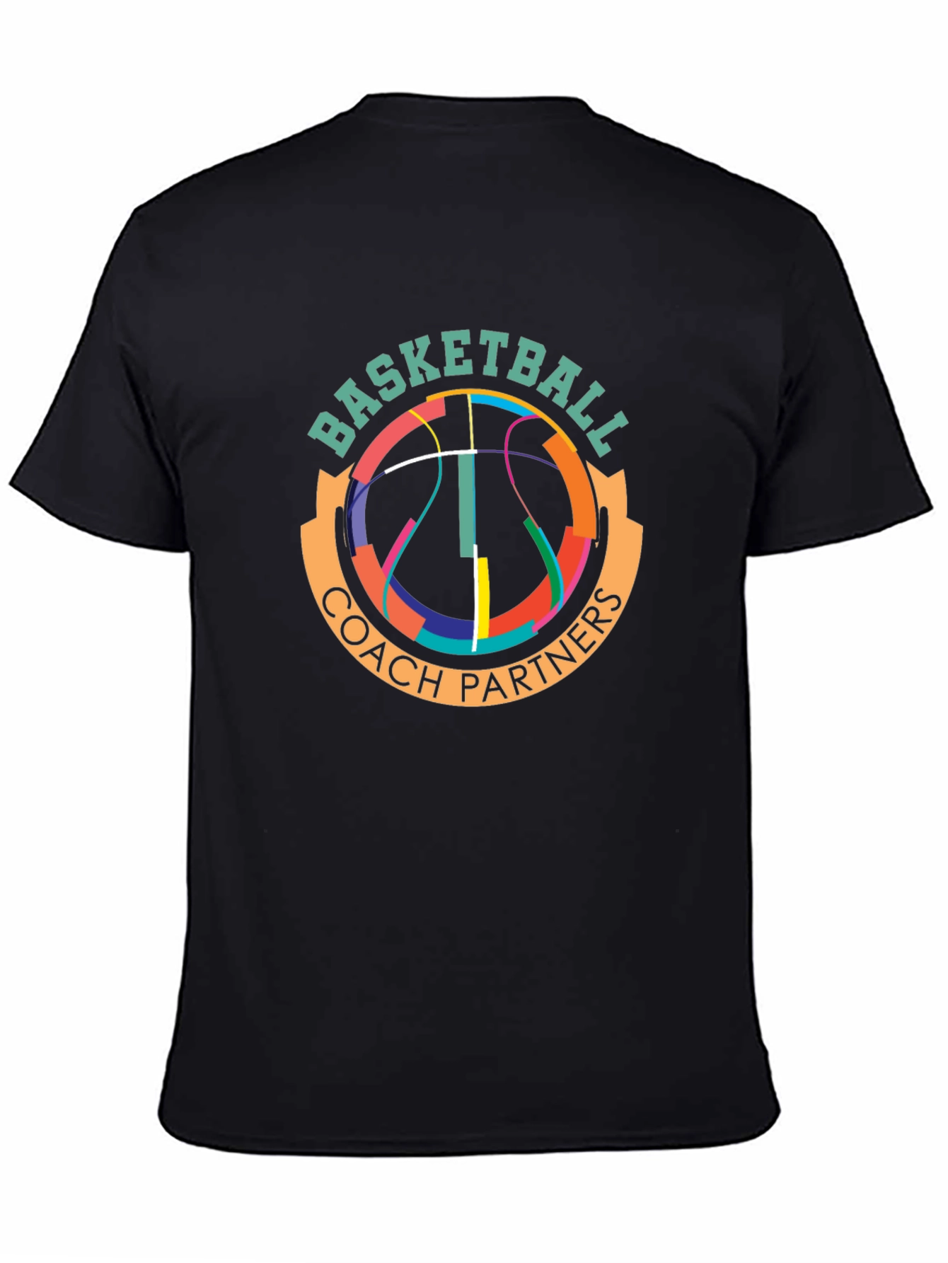 Basketball Coach Partners Black T-Shirt