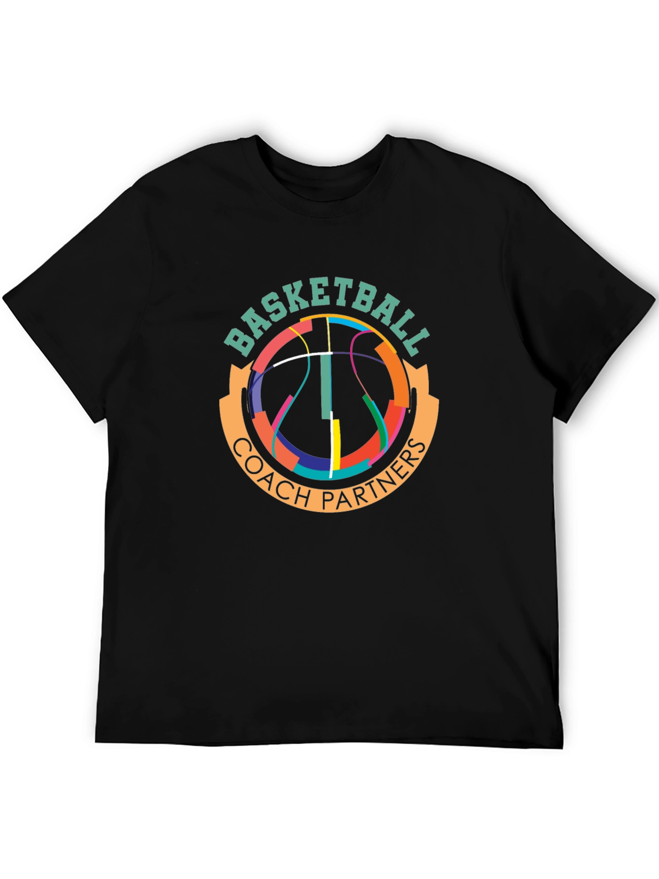 Basketball Coach Partners Black T-Shirt